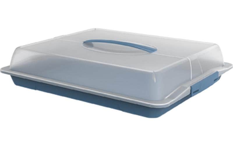 Rotho Tortenbutler John Large Blau/Transparent