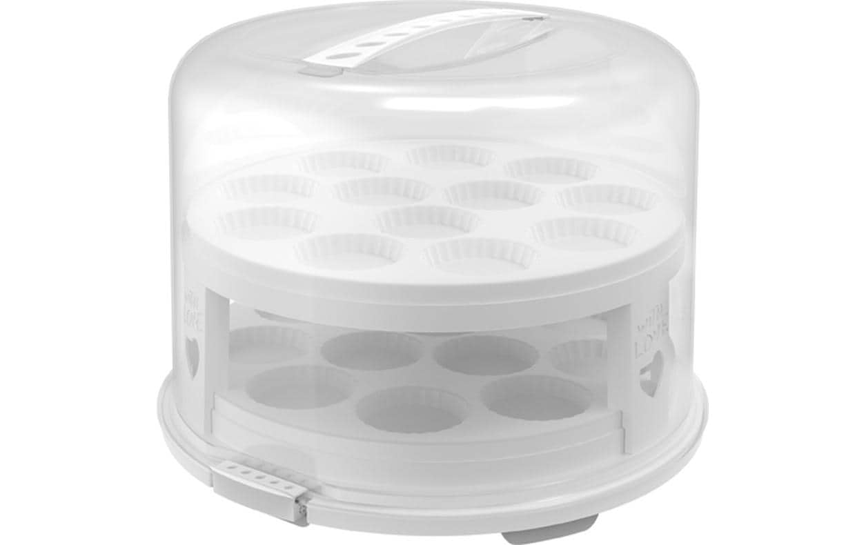 Rotho Tortenbutler Fresh XL Transparent/Weiss