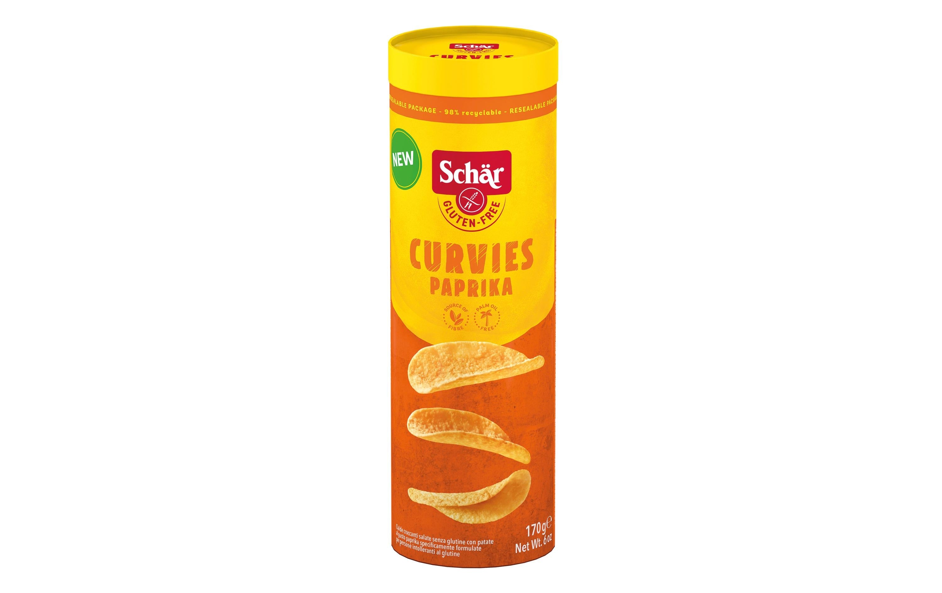 Dr.Schär Chips Curvies Paprika 170 g