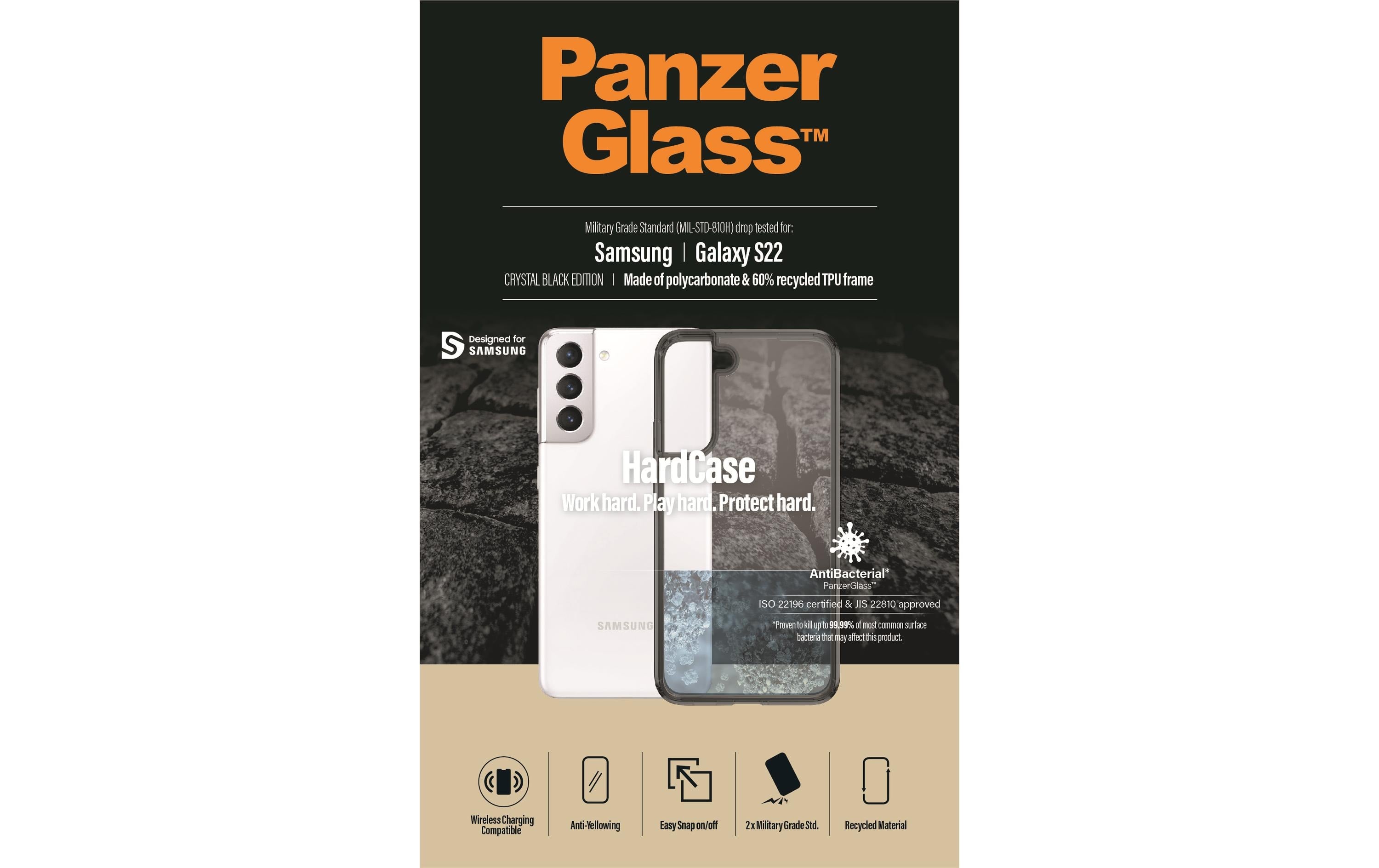 Panzerglass Back Cover HardCase AB  Galaxy S22 5G Transparent
