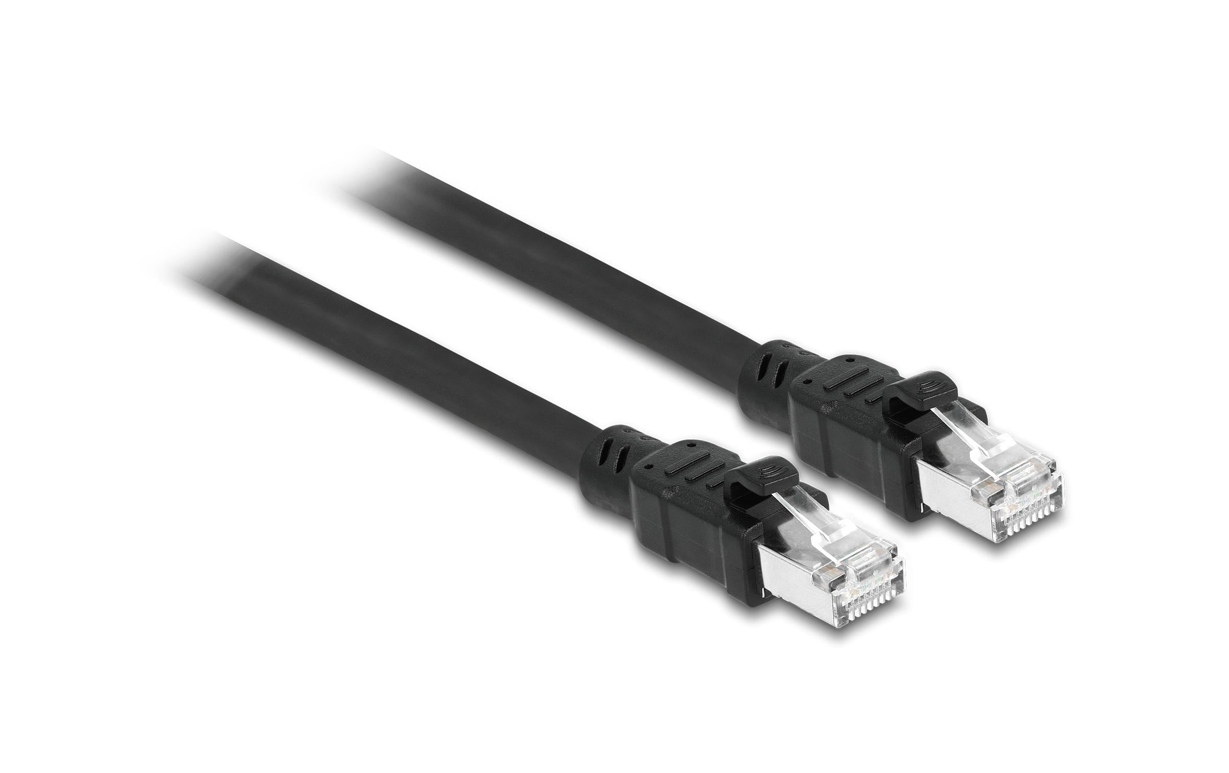 Delock Patchkabel Cat 6A, F/UTP, 5 m, Schwarz