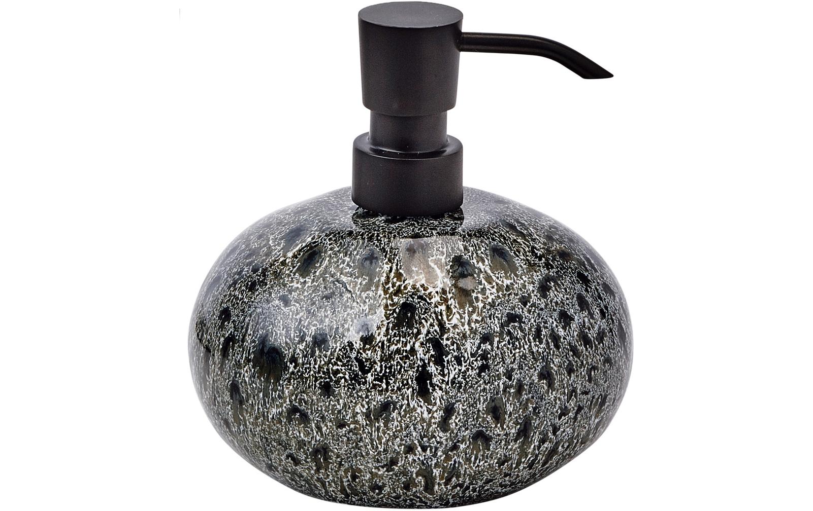 Aquanova Seifenspender Ugo 500 ml, Schwarz