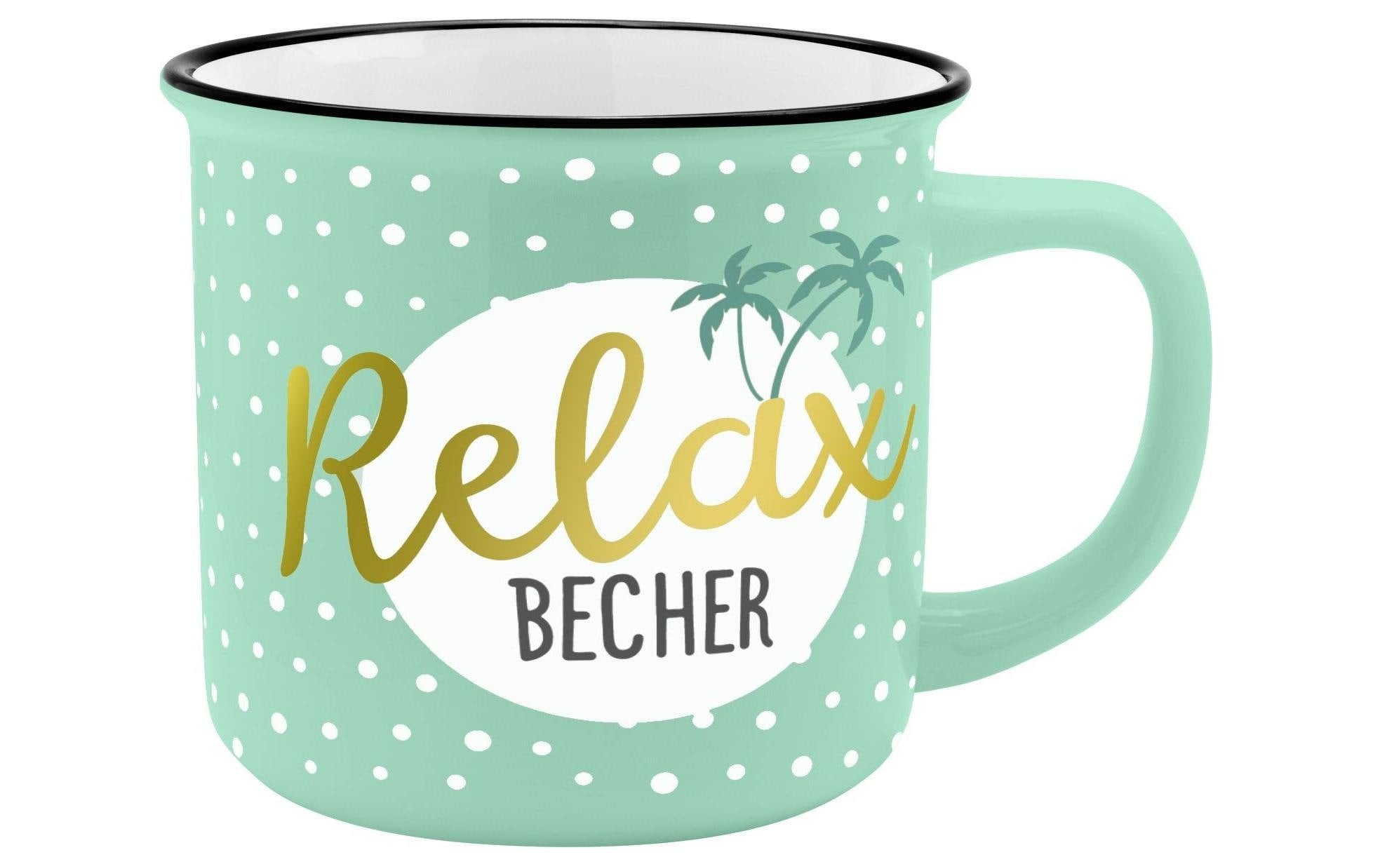Sheepworld Universaltasse Relax 350 ml , 1 Stück, Hellgrün