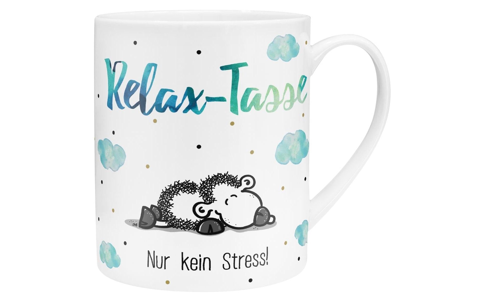 Sheepworld Universaltasse Relax XL 600 ml, 1 Stück, Weiss