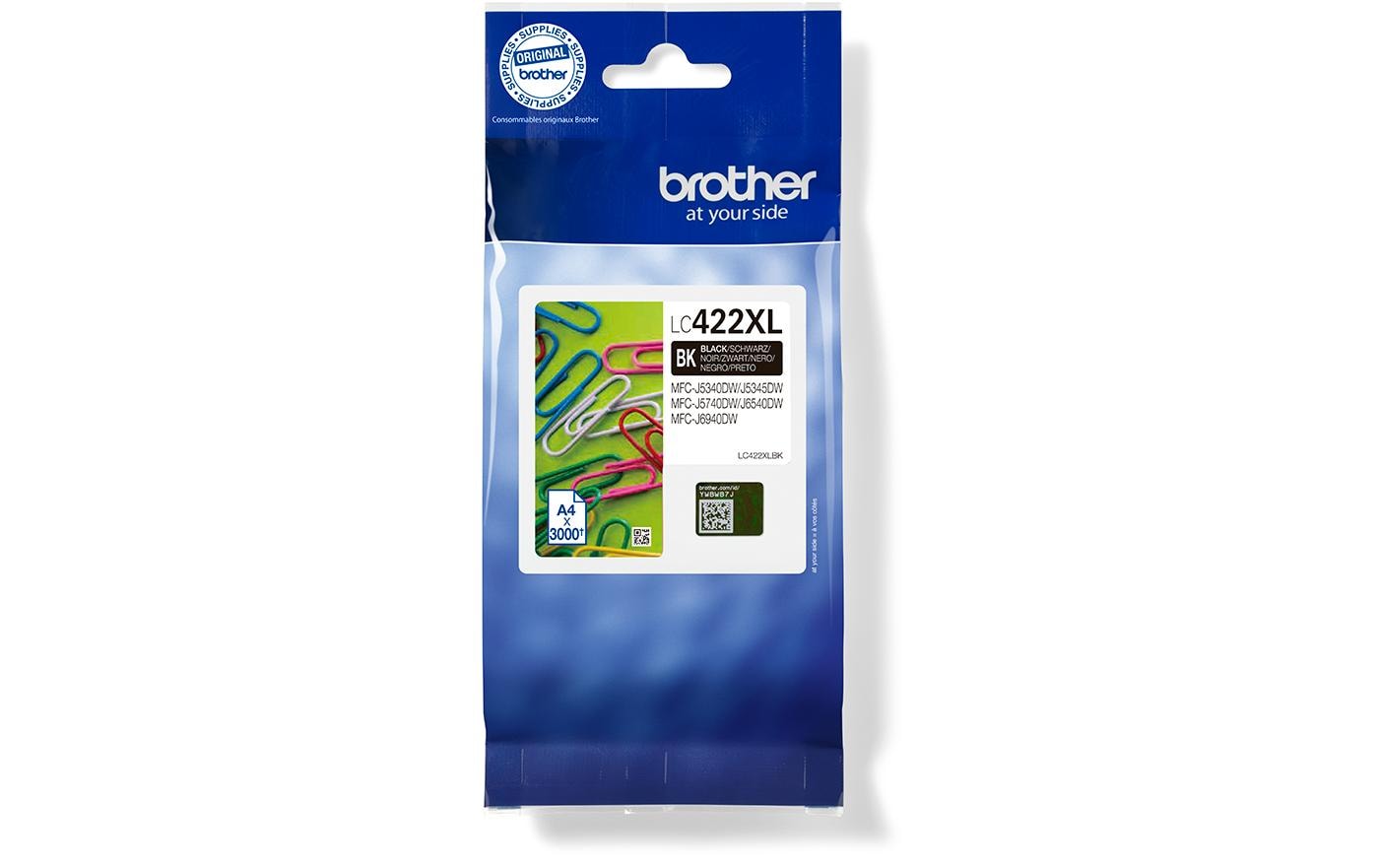 Brother Tinte LC-422XLBK Black