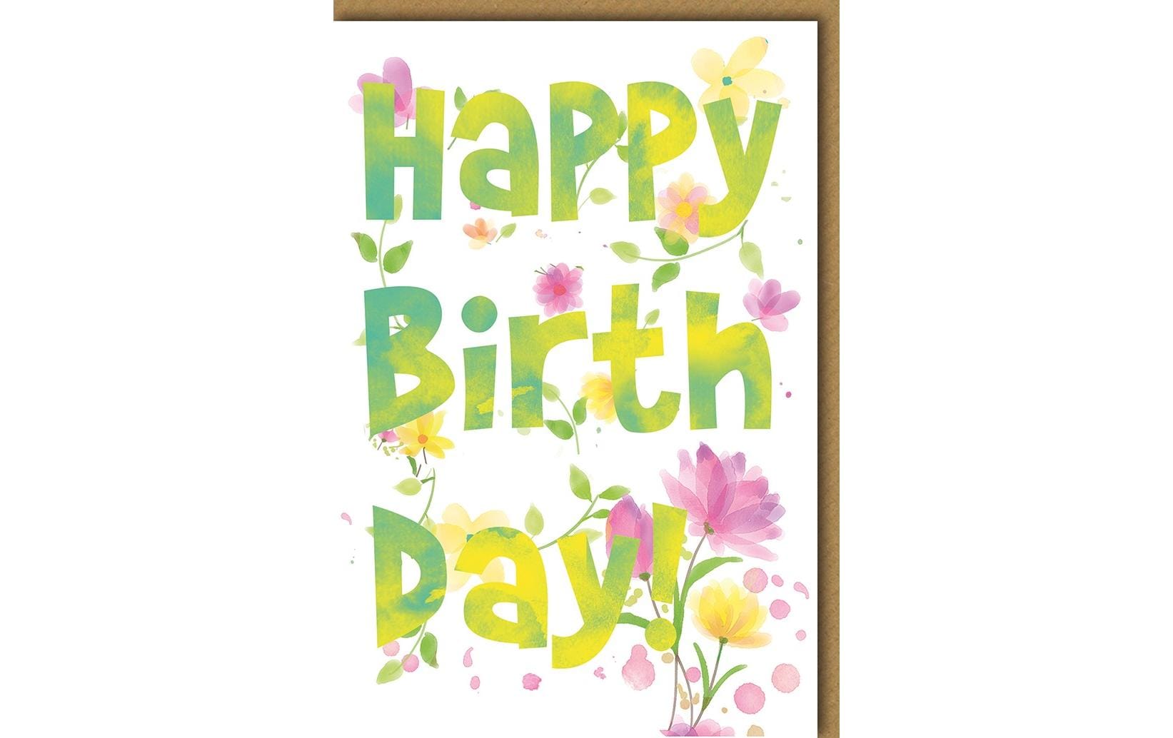 Braun + Company Glückwunschkarte Geburtstag 11.5 x 17 cm, inkl. Couvert