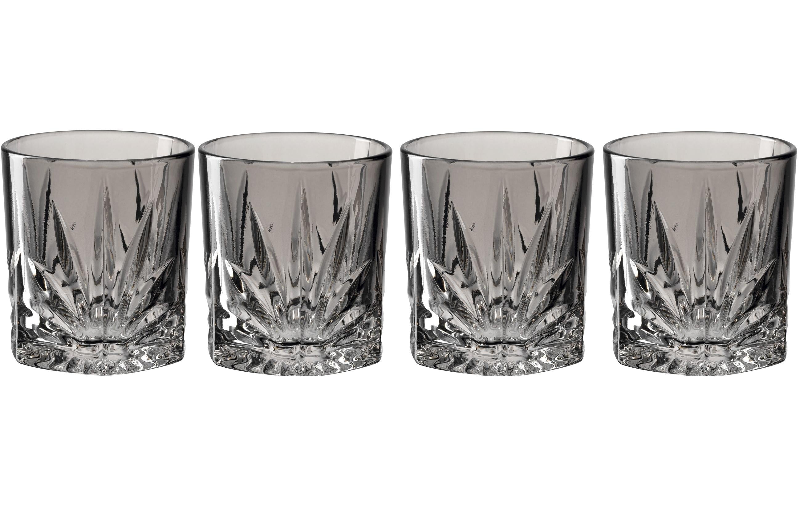 Leonardo Whiskyglas Capri 220 ml, 4 Stück, Grau