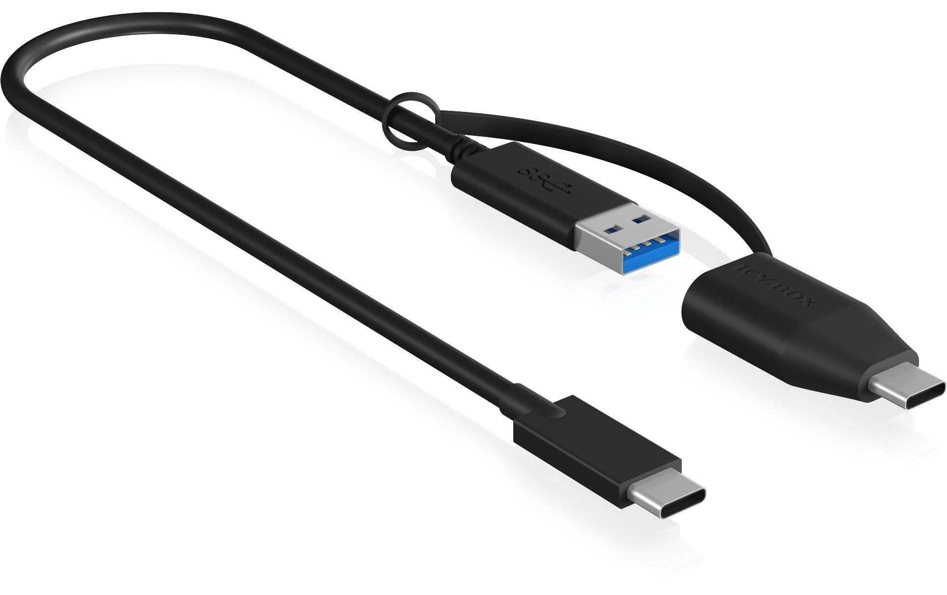ICY BOX USB-Kabel IB-CB033 USB C - USB A 0.35 m