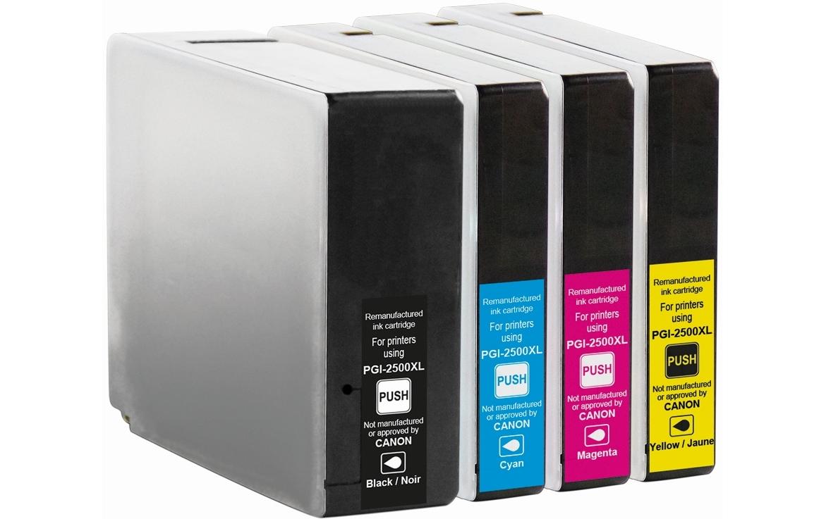 Generic Ink Tinte Canon PGI-2500 XL Multipack Black/Cyan/Magenta/Yellow