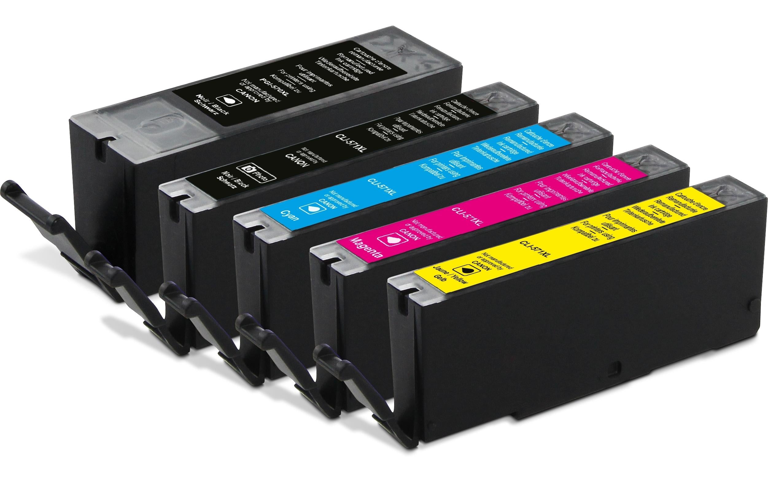 Generic Ink Tinte Canon PGI-570 XL Multipack Black/Cyan/Magenta/Yellow