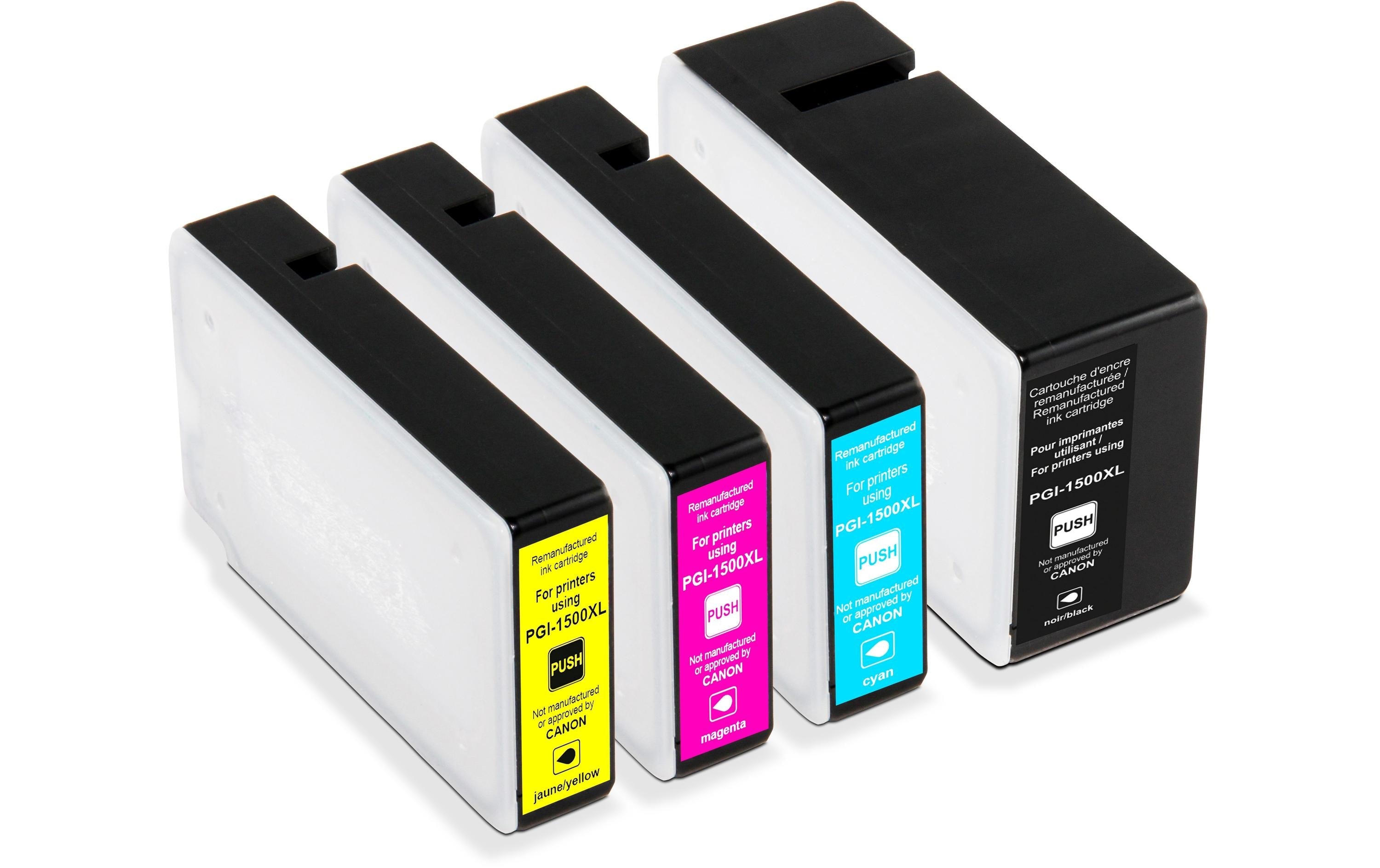 Generic Ink Tinte Canon PGI-1500 XL Multipack Black/Cyan/Magenta/Yellow