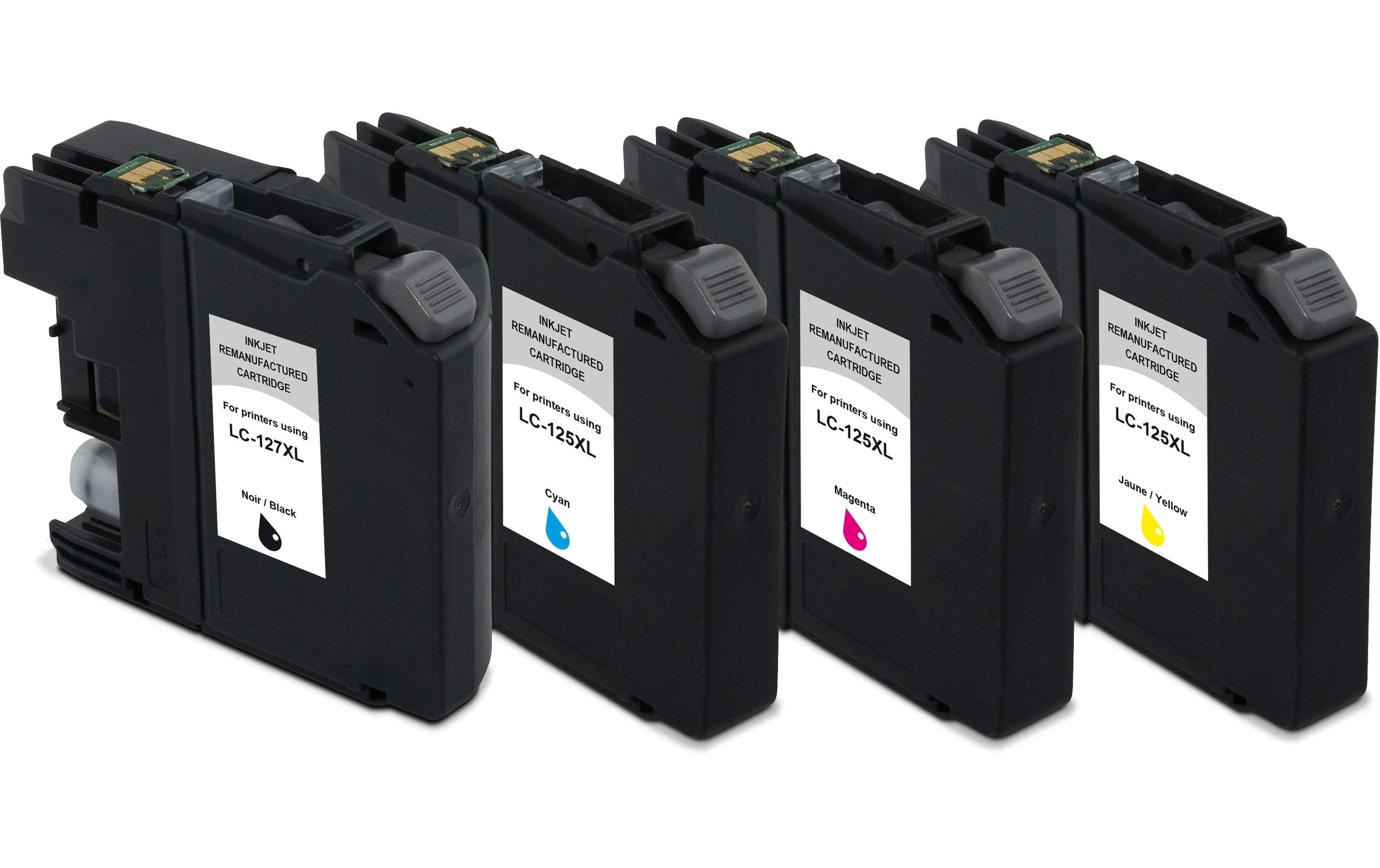 Generic Ink Tinte Brother LC127 XL Multipack Black/Cyan/Magenta/Yellow
