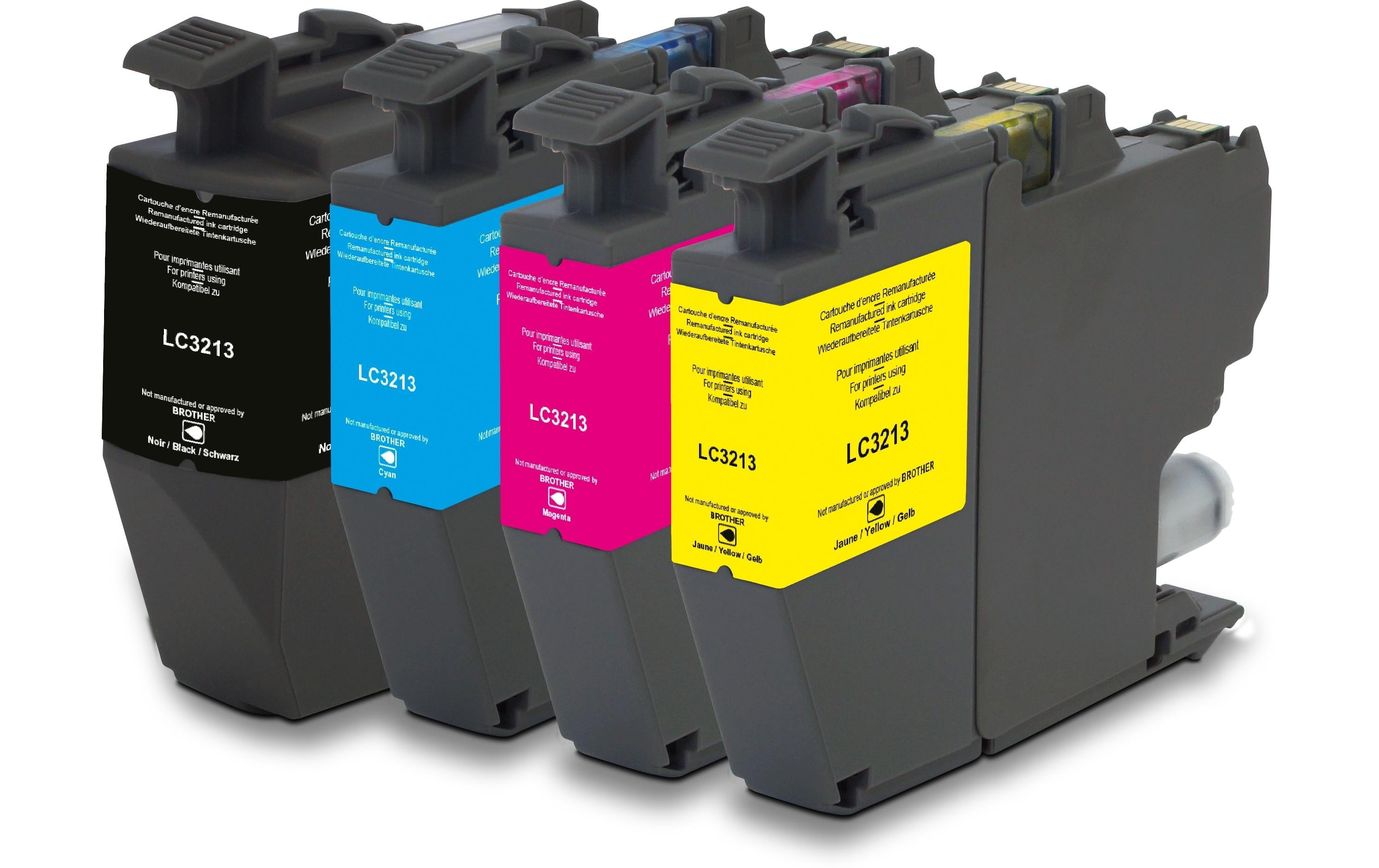 Generic Ink Tinte Brother LC3213 Multipack Black/Cyan/Magenta/Yellow
