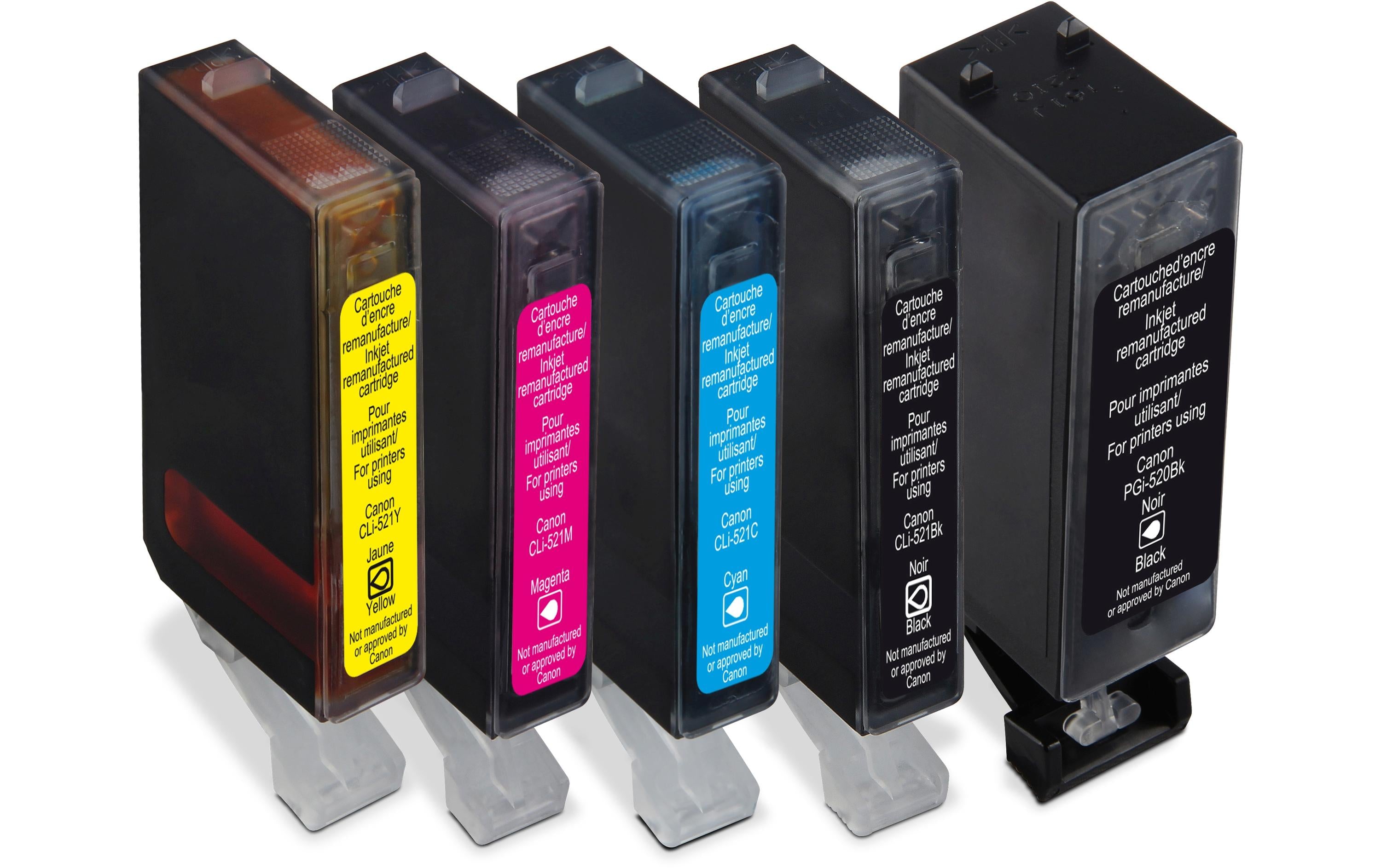 Generic Ink Tinte Canon PGI-520 Multipack Black/Cyan/Magenta/Yellow