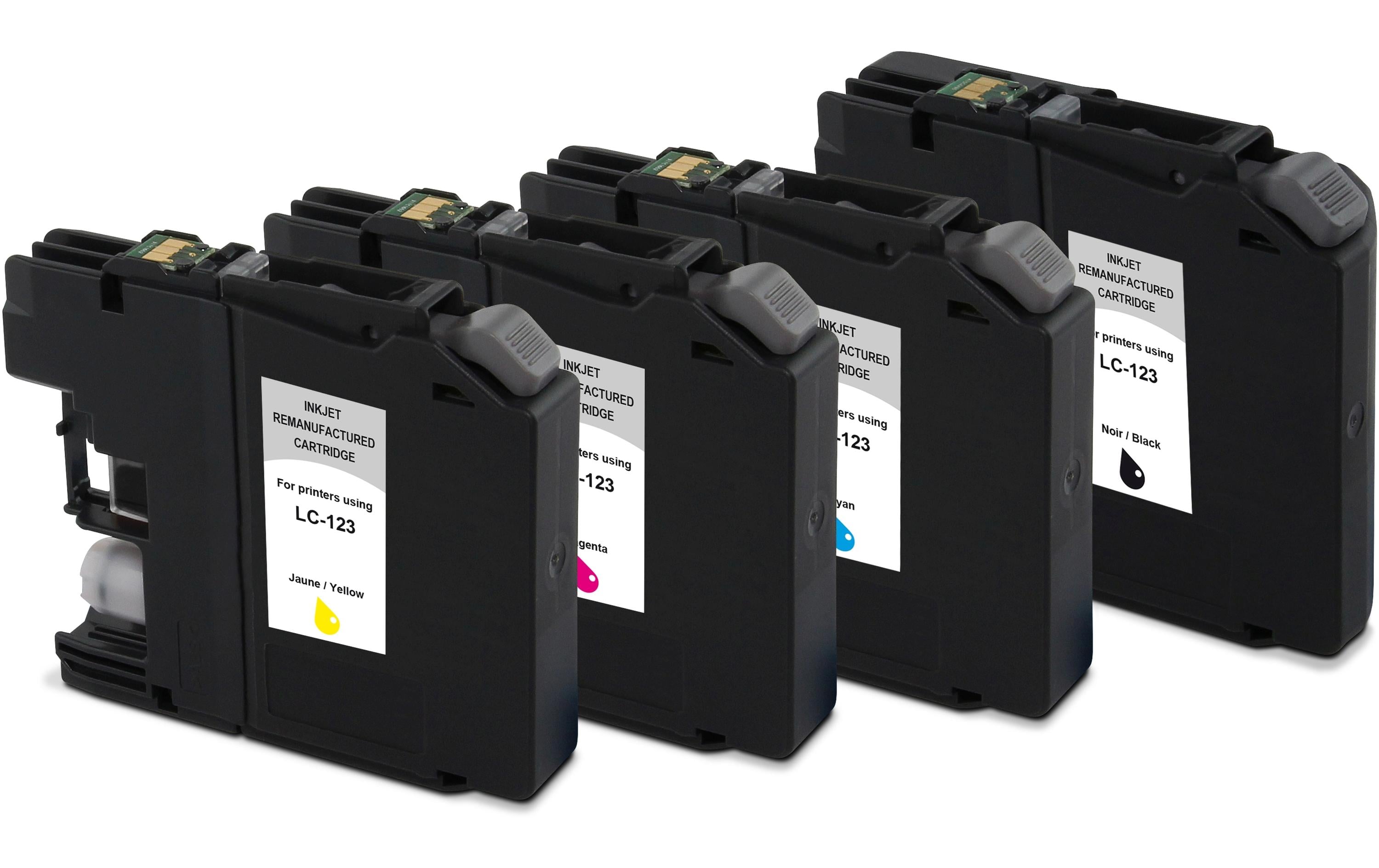 Generic Ink Tinte Brother LC123 Multipack Black/Cyan/Magenta/Yellow