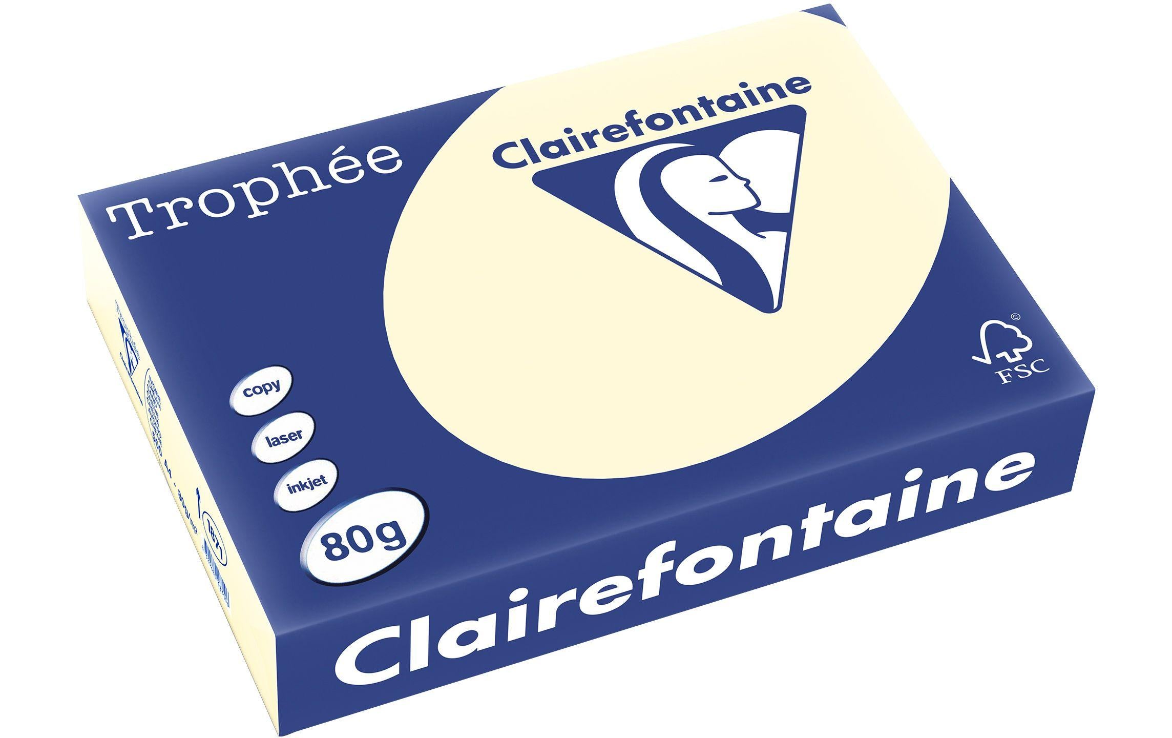Clairefontaine Kopierpapier Trophée A4, 80 g/m², sand, 500 Blatt