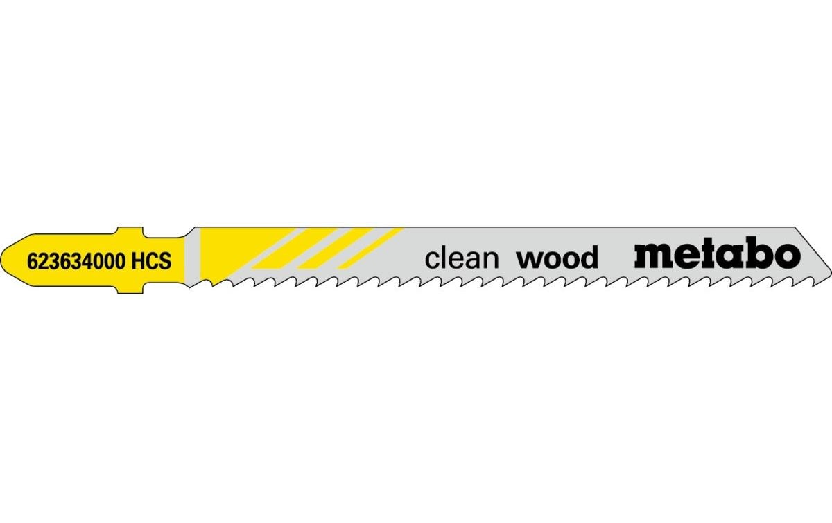 Metabo Stichsägeblatt Holz T 101 B 5 Stück