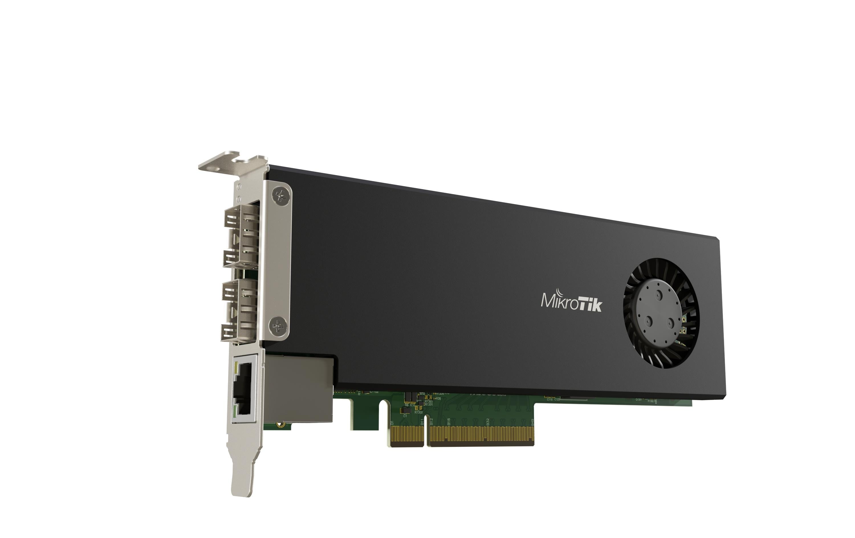 MikroTik SFP28 Netzwerkkarte CCR2004-1G-2XS-PCIe PCI-Express x8