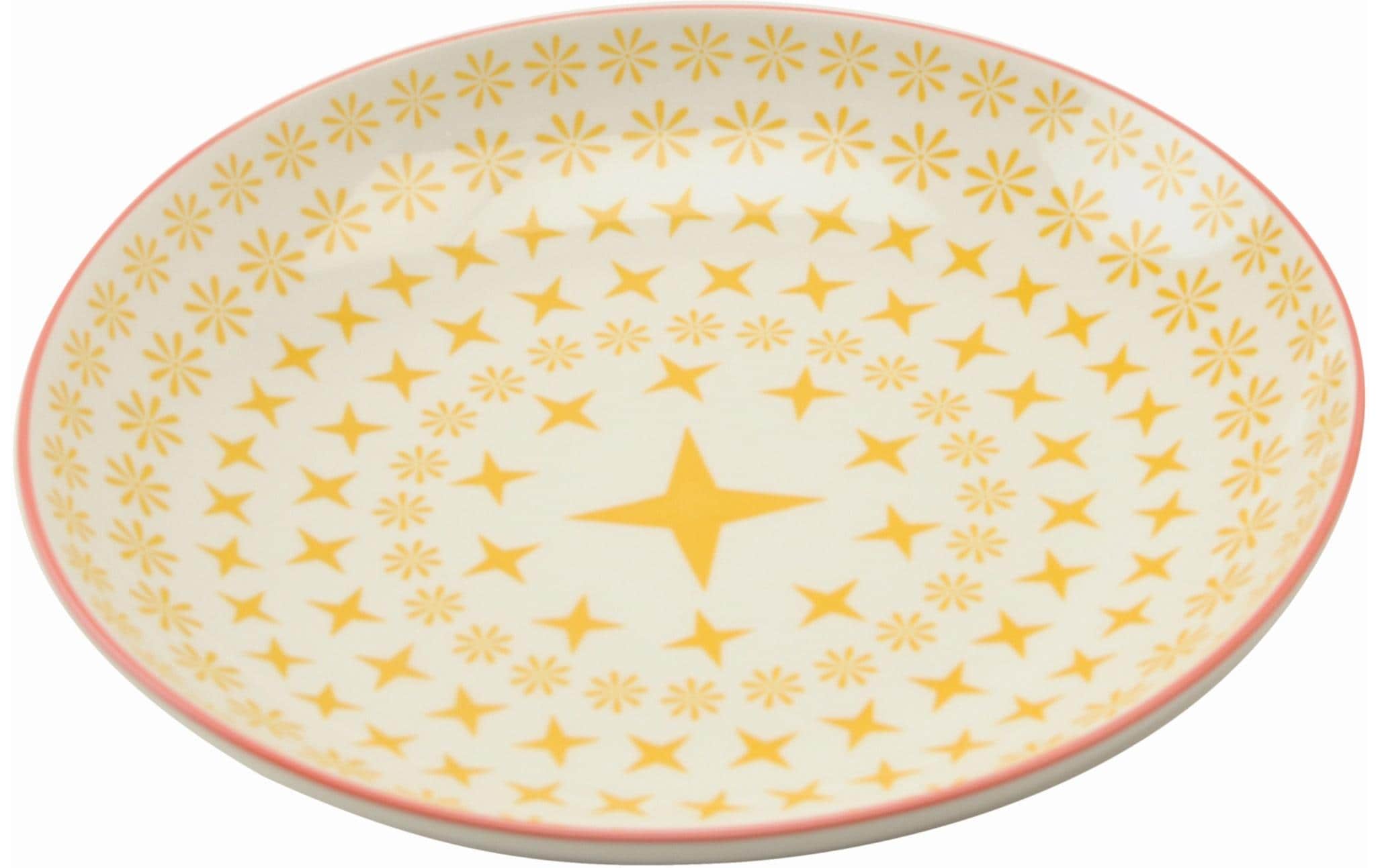 Haynan Suppen- & Pastateller Ø 25 cm, 1 Stück, Gelb