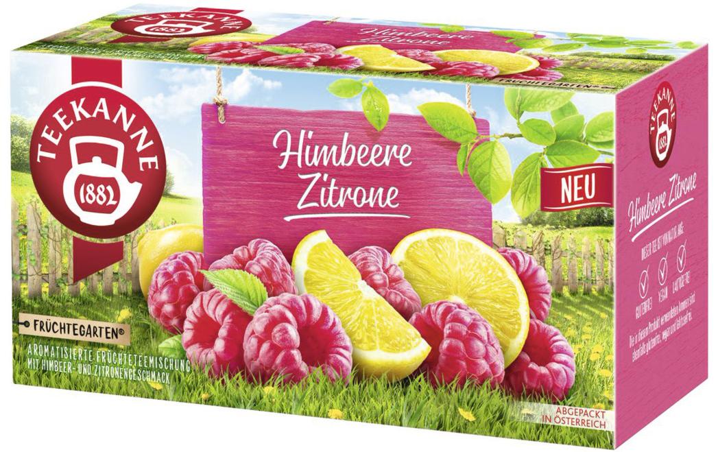 Teekanne Teebeutel Himbeer-Zitrone 20 Stück