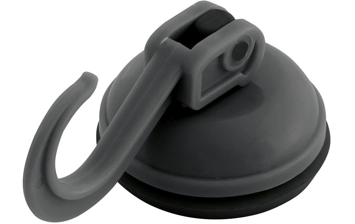 Eurotrail Saugnapf-Haken bis 6 kg, Schwarz