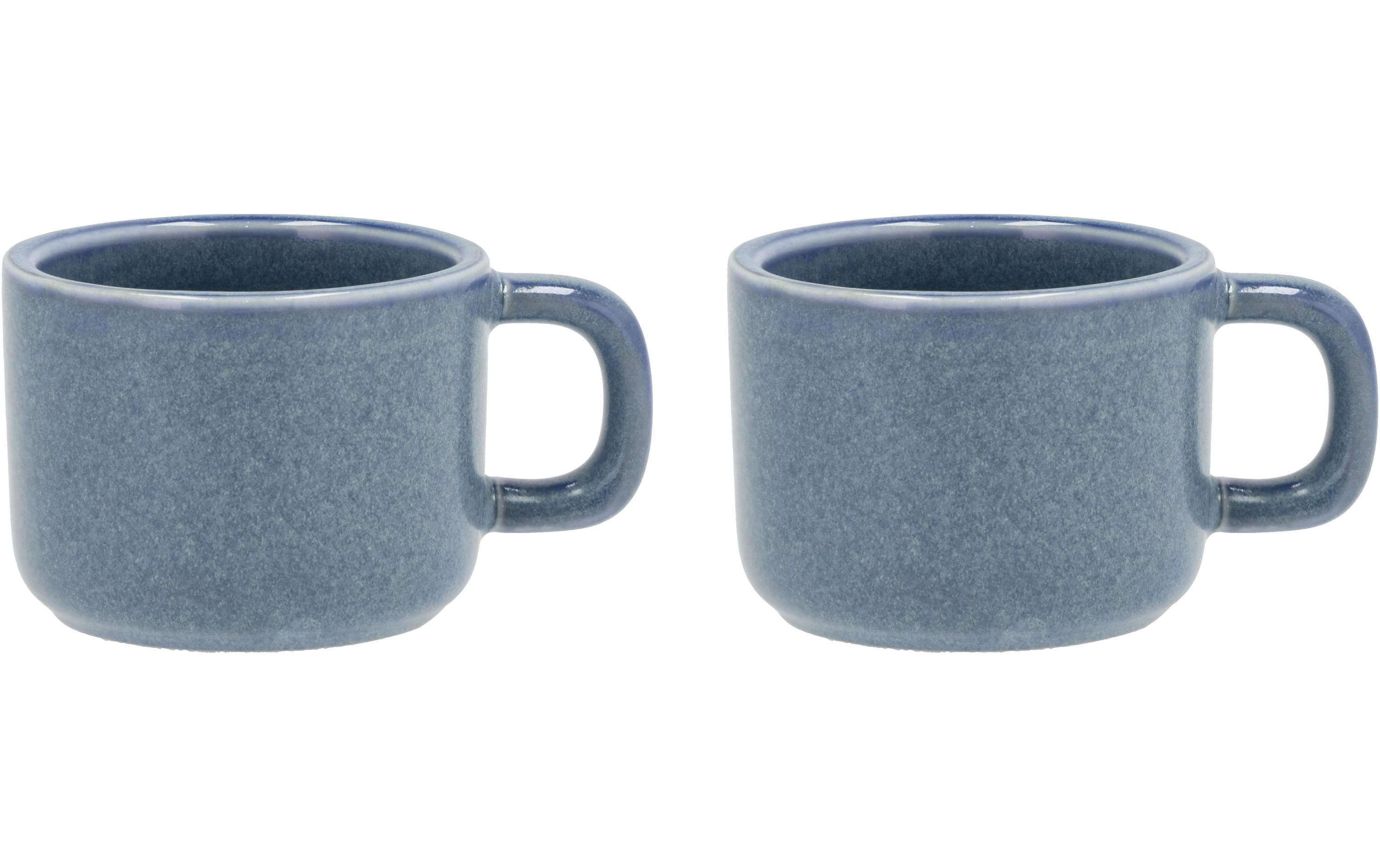Villa Collection Espressotasse Fjord 100 ml, 2 Stück, Blau