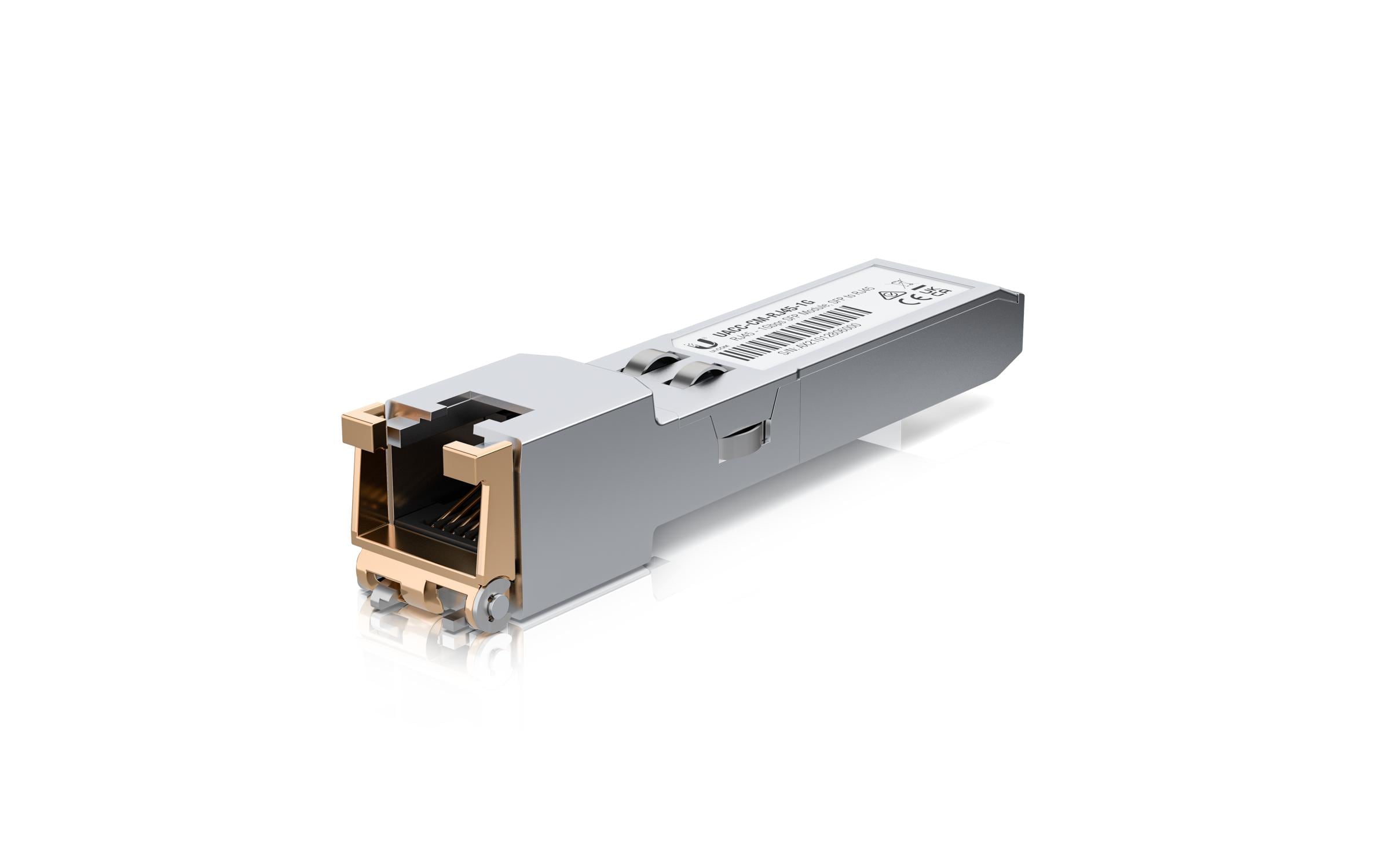 Ubiquiti SFP Modul UACC-CM-RJ45-1G, 1Gbps 1G RJ-45 Kupfer