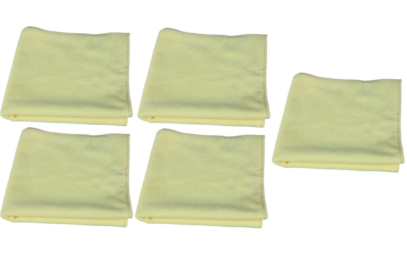 Edi Baur Mikrofaser-Reinigungstuch Long Life 5 Stück, Gelb
