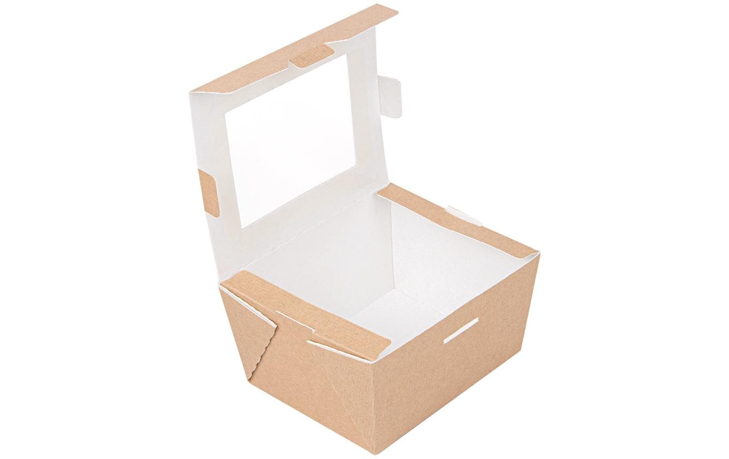 Weita Menübox mit Sichtfenster, 780 ml, 50 Stück