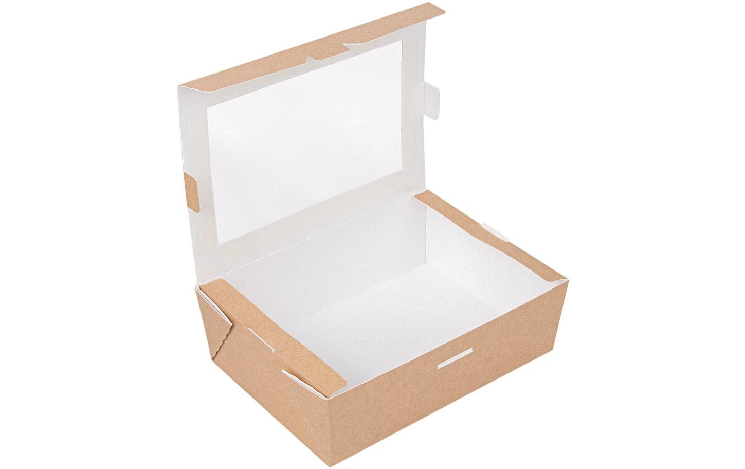 Weita Menübox mit Sichtfenster, 1000 ml, 50 Stück