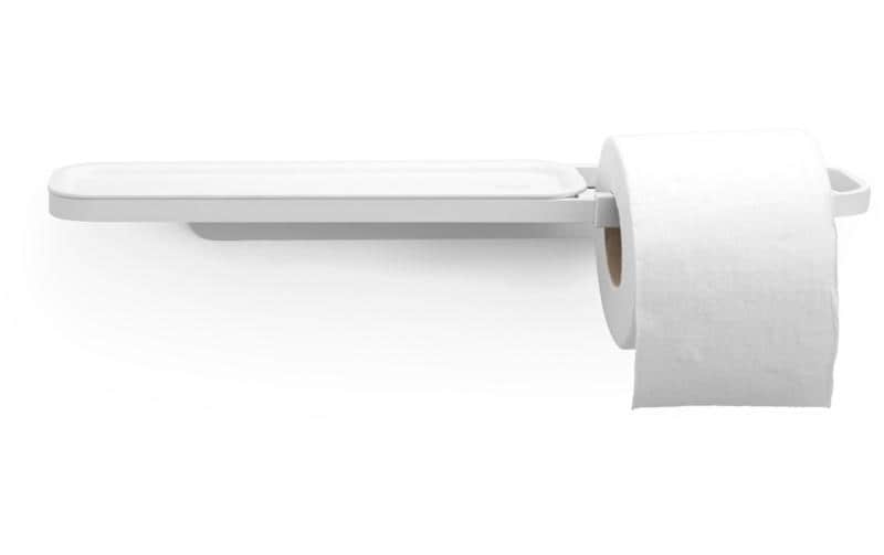 Brabantia Toilettenpapierhalter Mindset mit Ablage Weiss