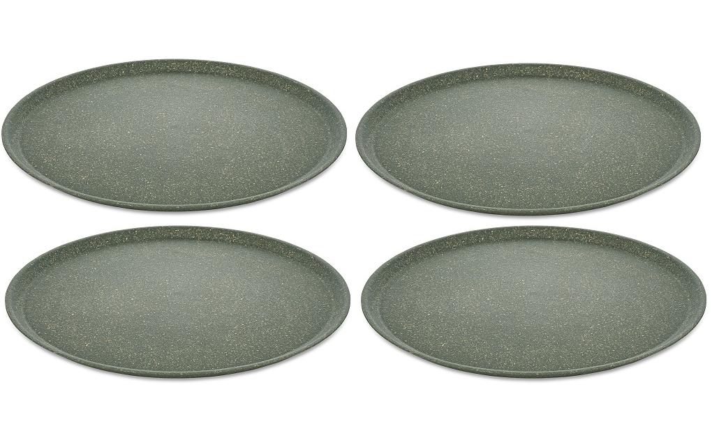 Koziol Speiseteller Connect 25.5 cm, 4 Stück, Grau