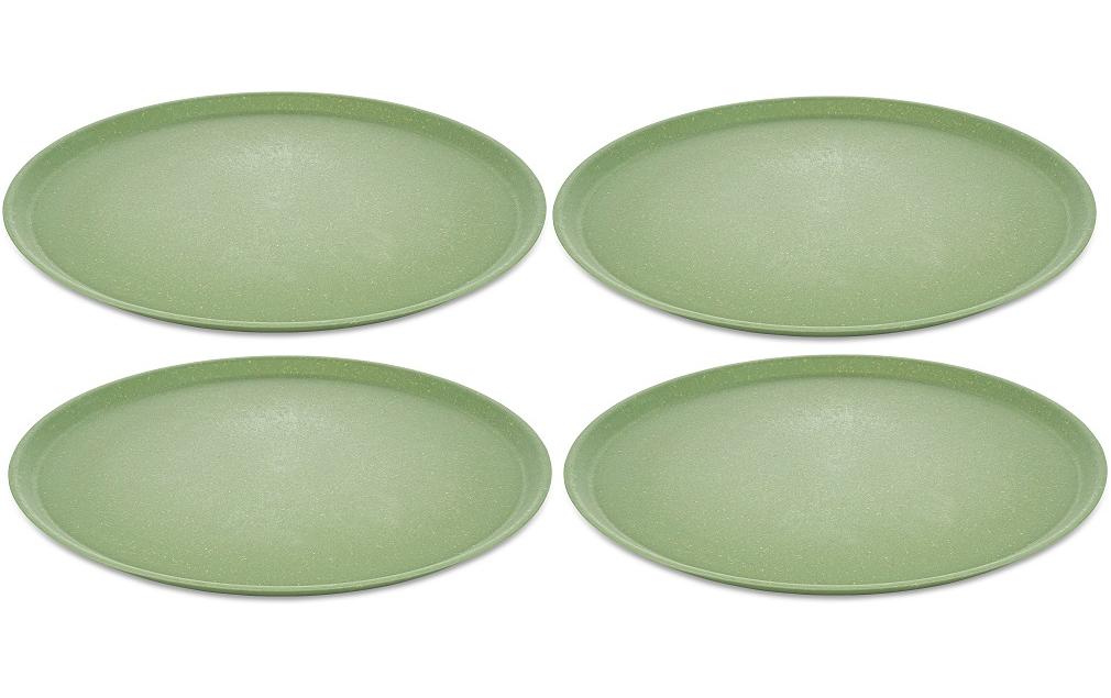 Koziol Speiseteller Connect 25.5 cm, 4 Stück, Grün