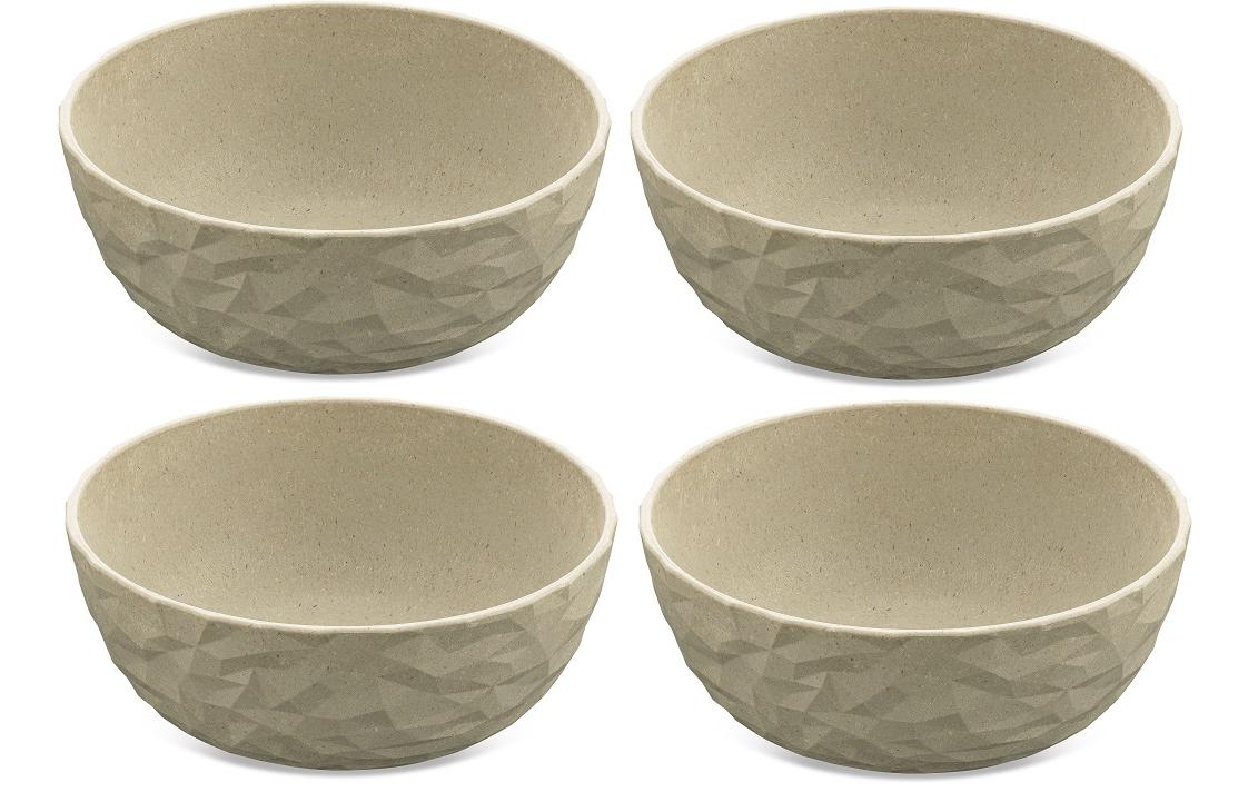Koziol Schale Club 16.2 cm, 4 Stück, Sand/Gelb