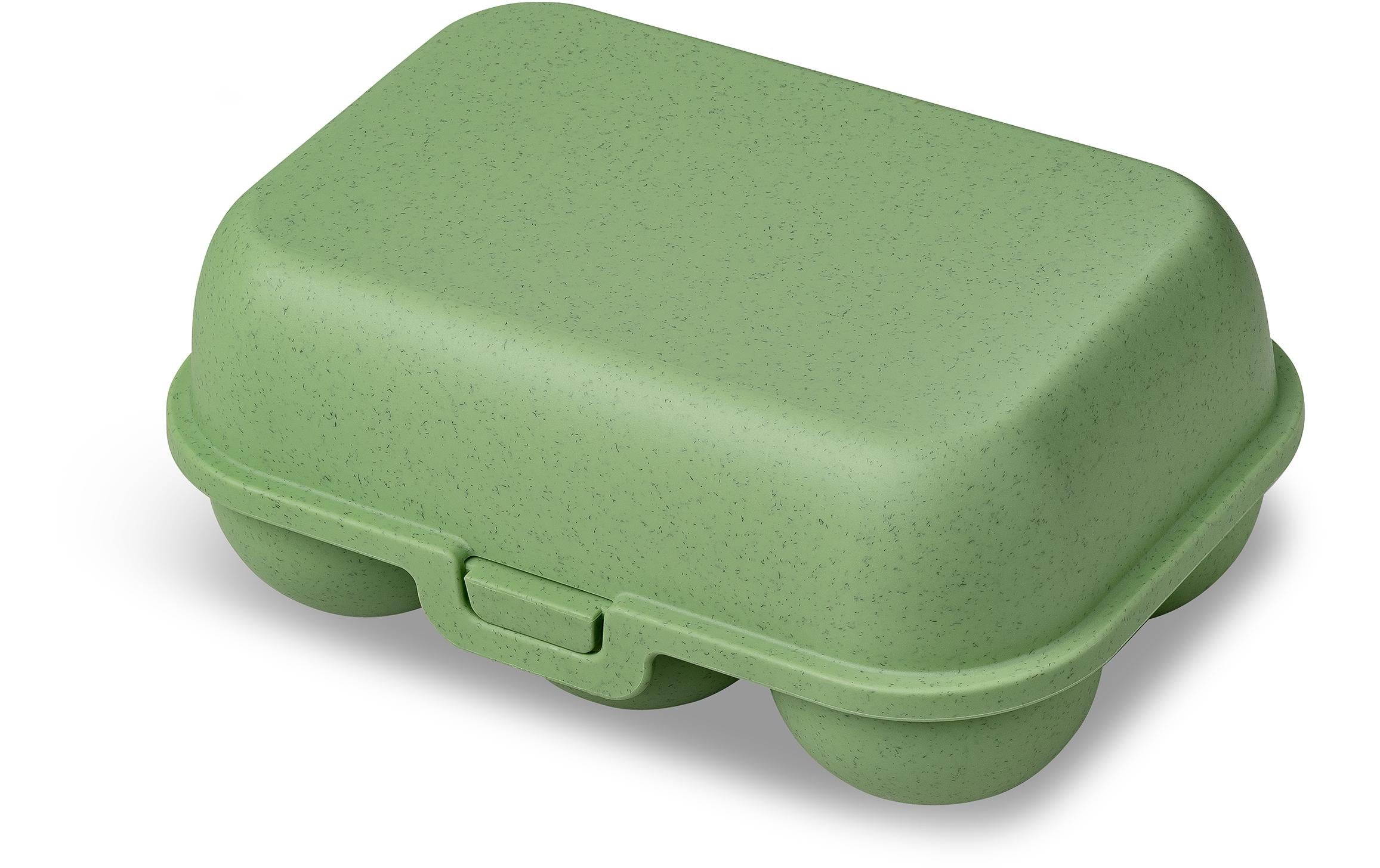 Koziol Eierbox To Go mini 17 cm x 11.8 cm, Grün