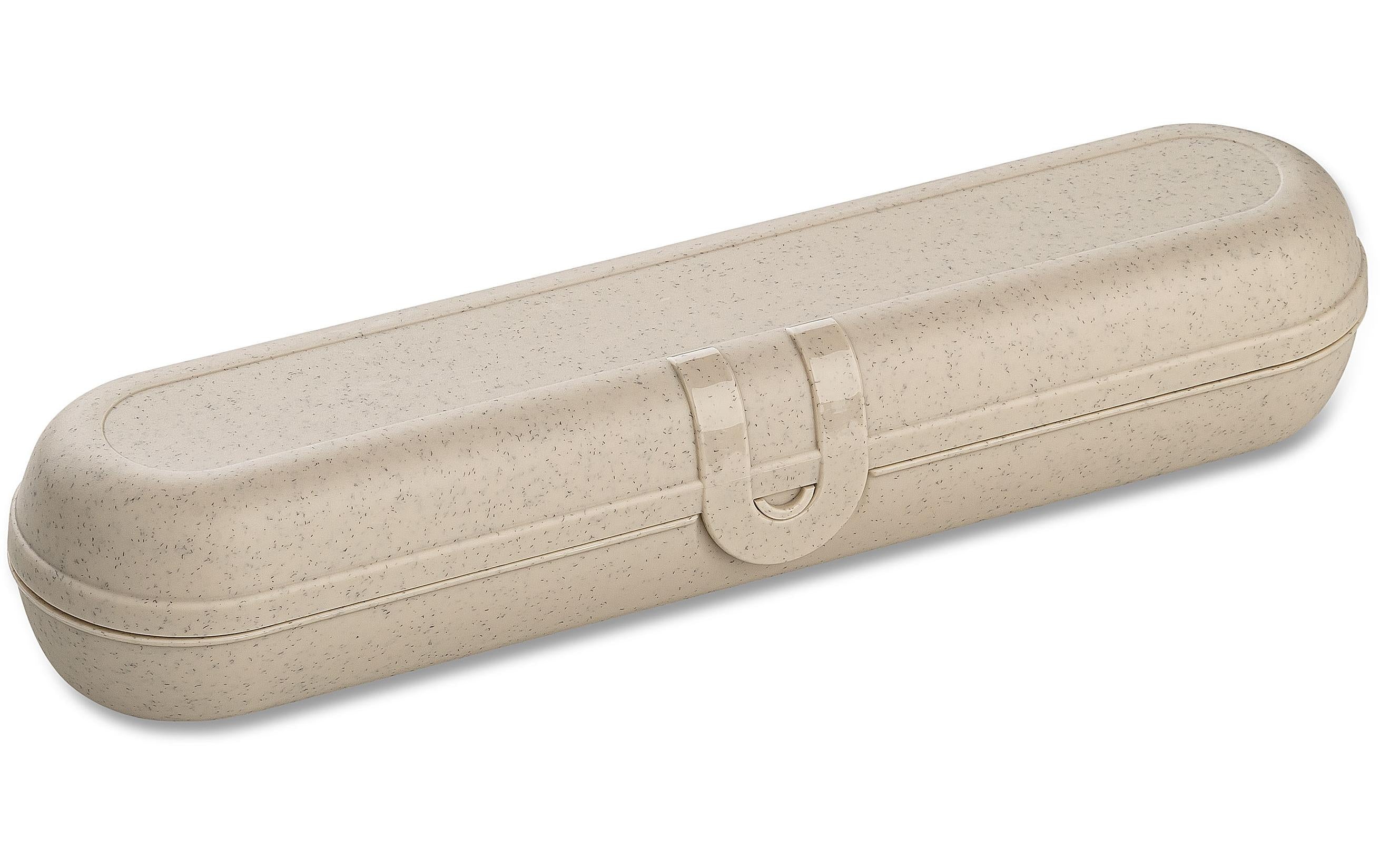 Koziol Besteck-Set Etui Klikk 1-teilig, Sand/Gelb