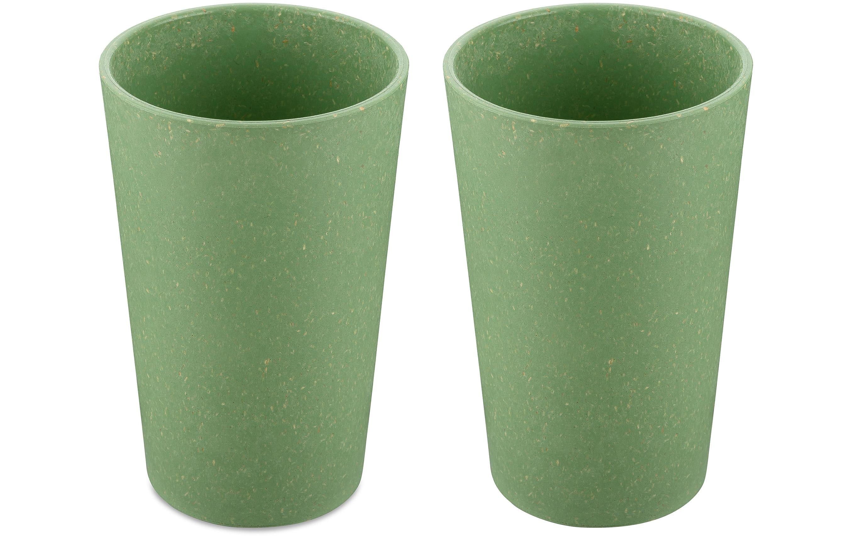 Koziol Trinkbecher Connect L 350 ml, 2 Stück, Grün