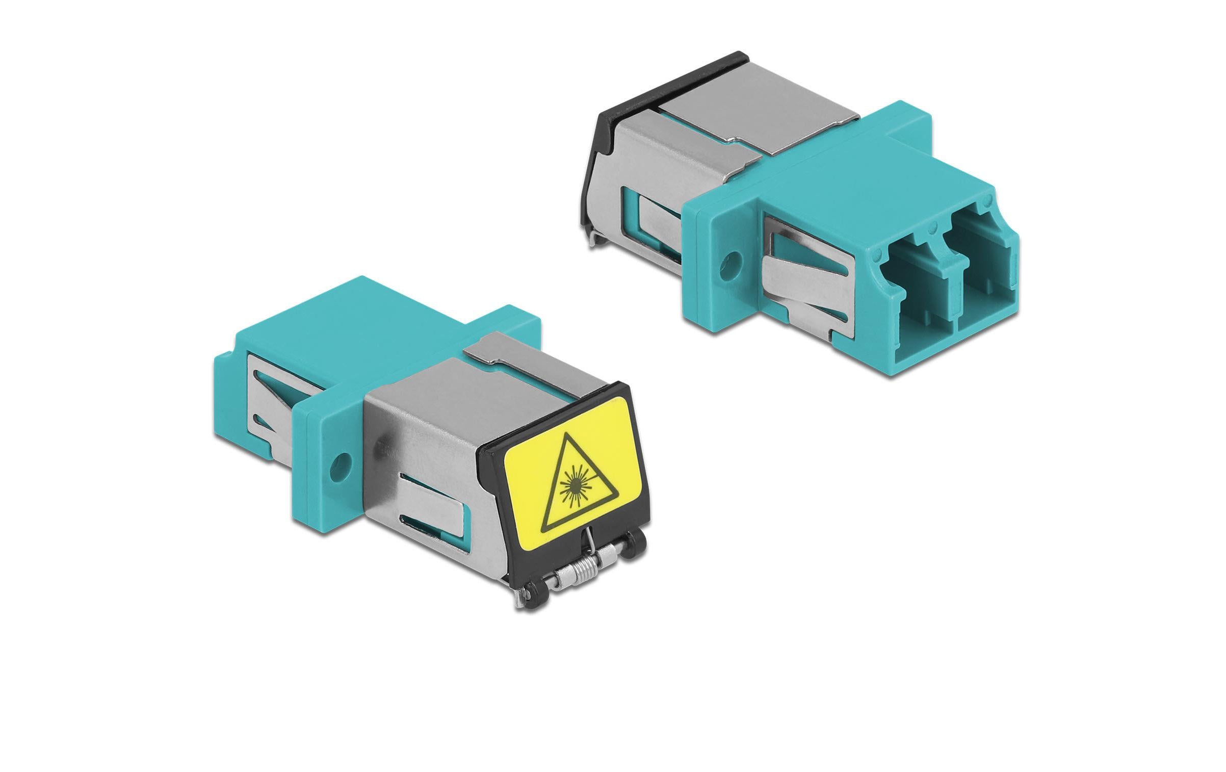 Delock LWL-Kupplung 1 Stück Multimode LC – LC, OM3, Duplex