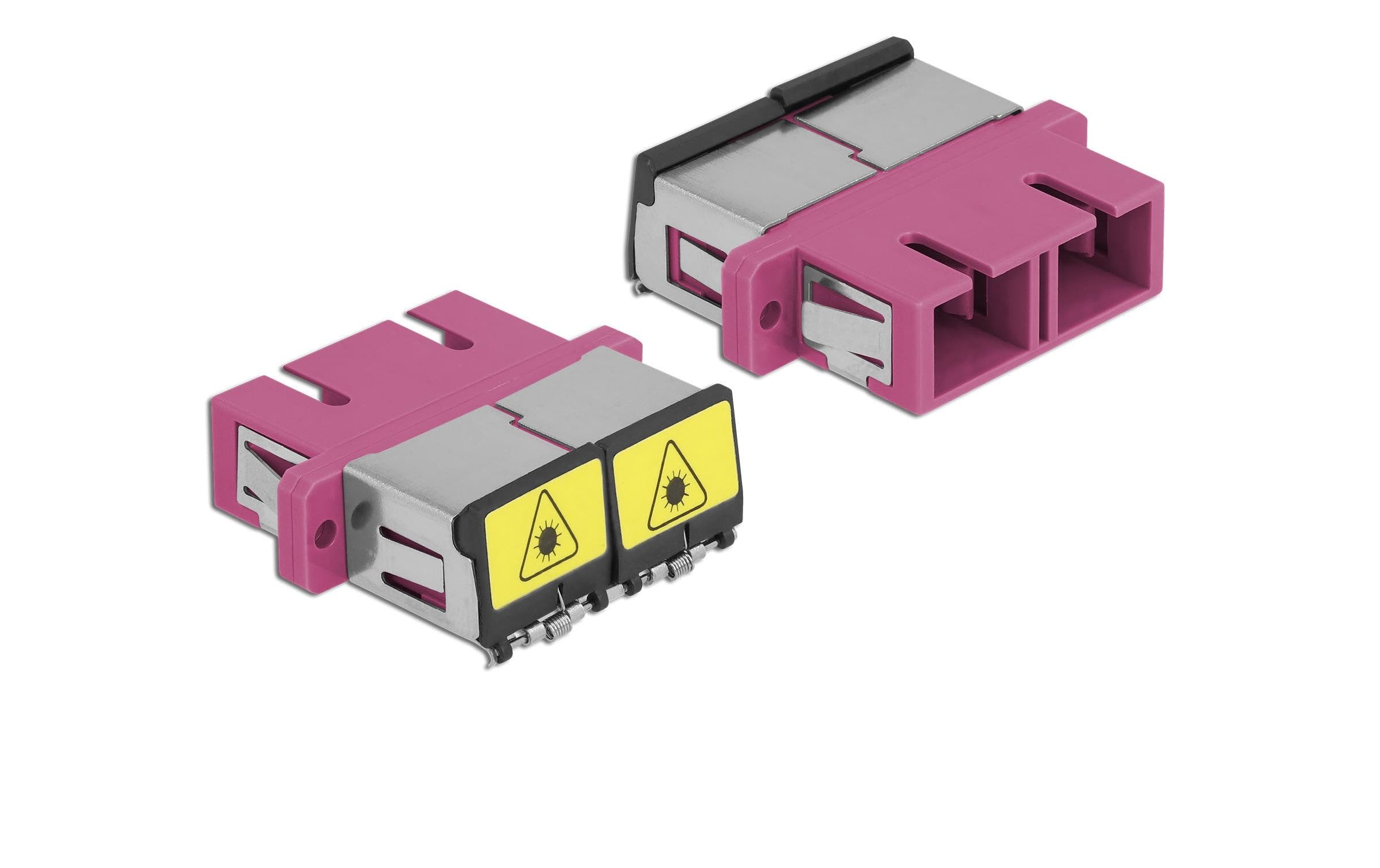 Delock LWL-Kupplung 1 Stück Multimode SC – SC, OM4, Duplex