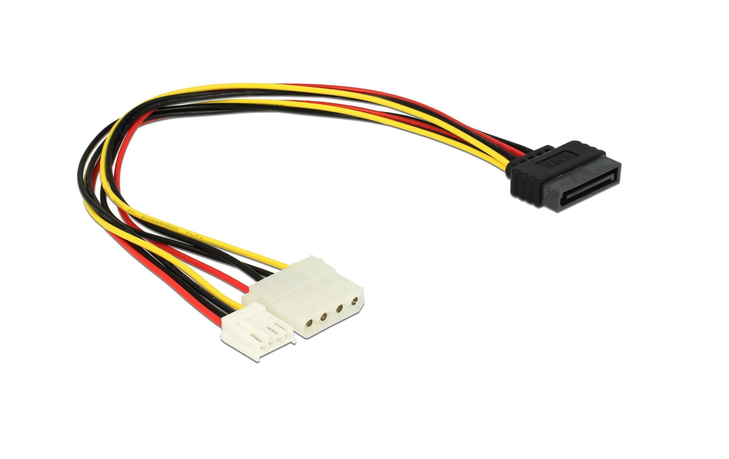 Delock Stromkabel SATA - Molex/Floppy 30 cm