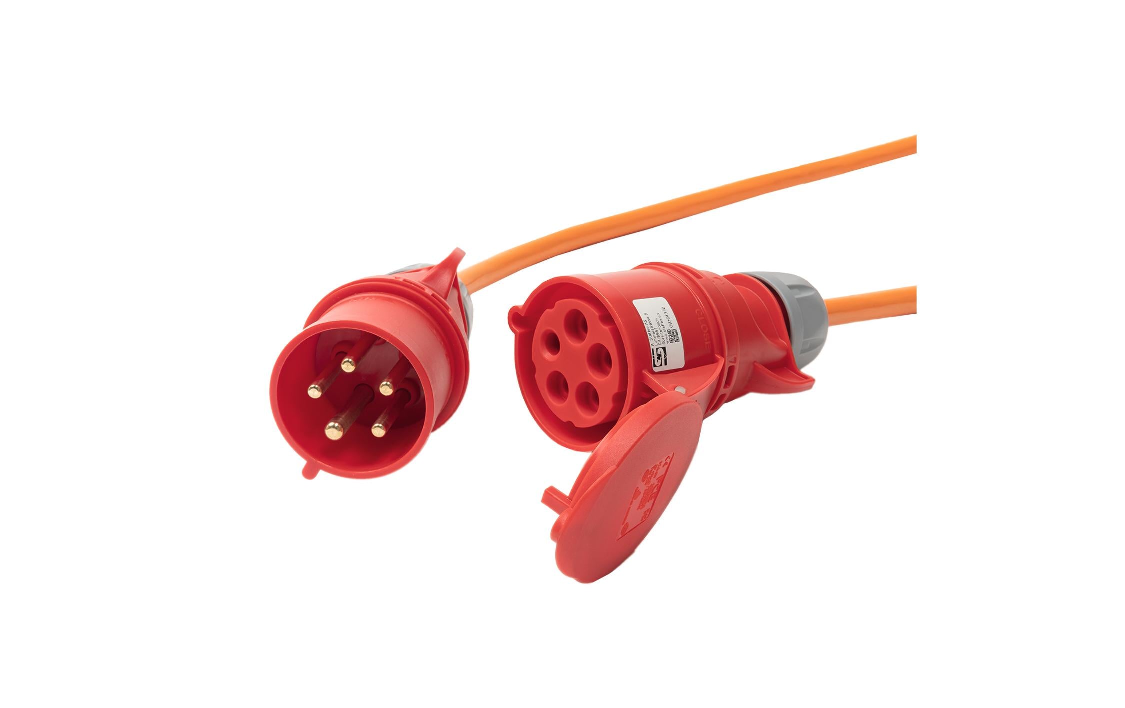 STEFFEN Verlängerungskabel EPR-PUR CEE32/5 - CEE32/5 Orange, 20 m