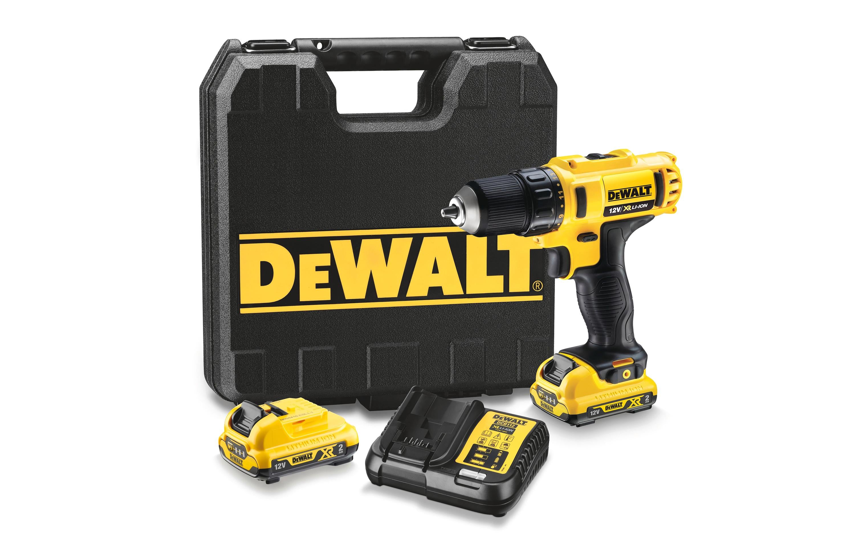 DEWALT Akku-Bohrschrauber 10.8 V DCD710D2 2 x 2 Ah Akku