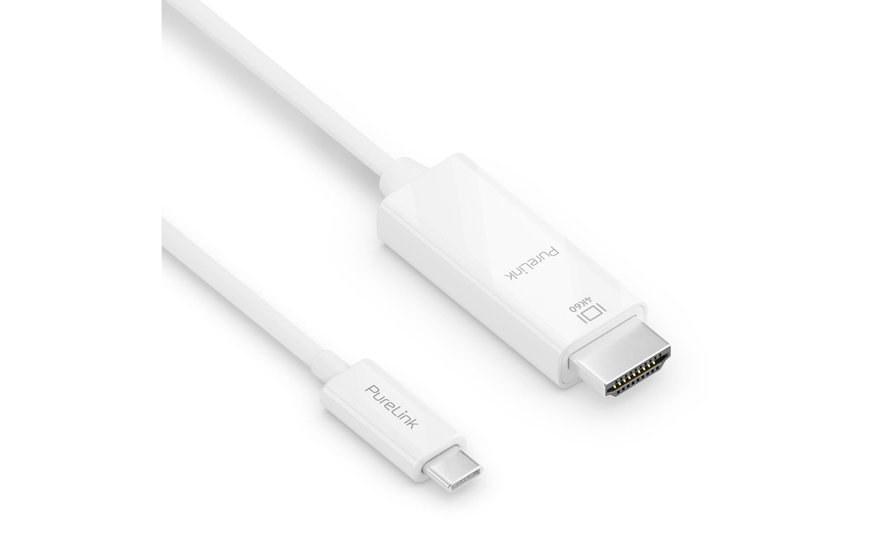 PureLink Kabel IS2200-010 USB Type-C - HDMI, 1 m, Weiss