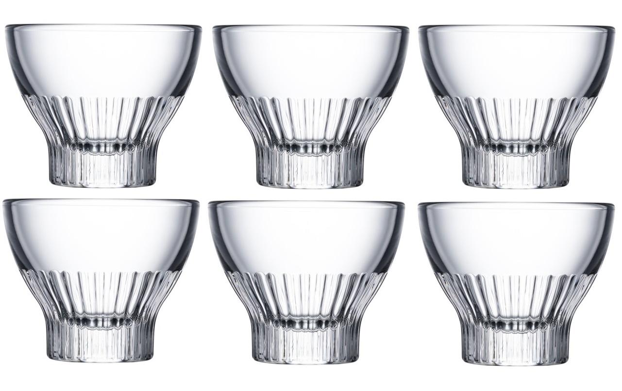 La Rochère Dessert-Schale Ouessant 6 Stück, Transparent