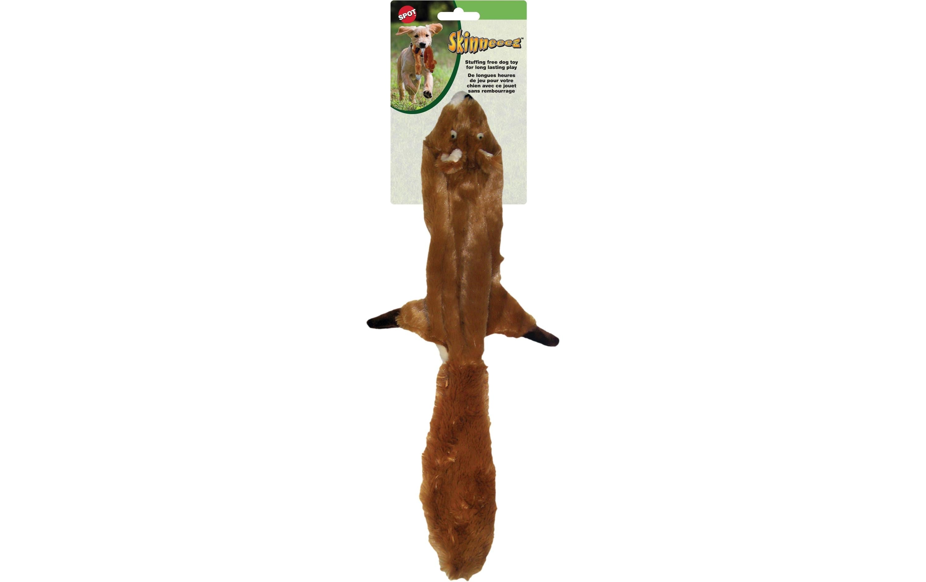 Skinneeeze Hunde-Spielzeug Plüsch Eichhörnchen, L