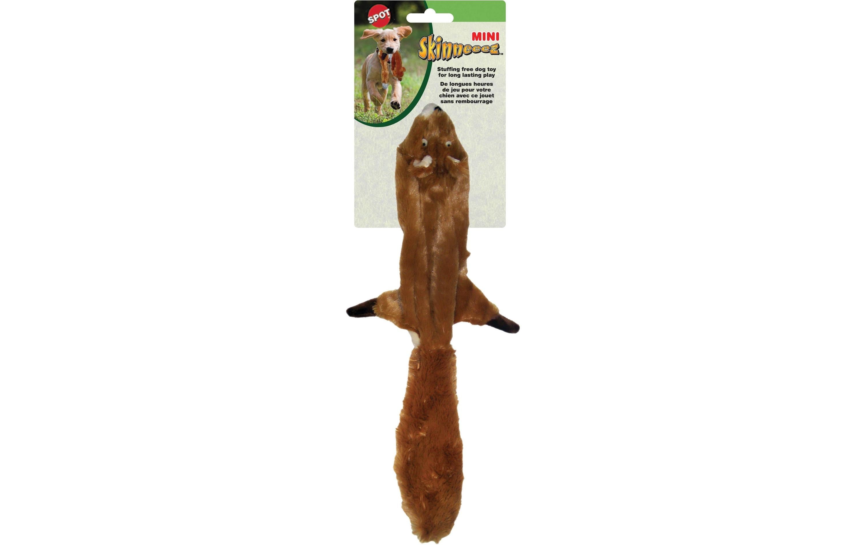 Skinneeeze Hunde-Spielzeug Plüsch Eichhörnchen, S
