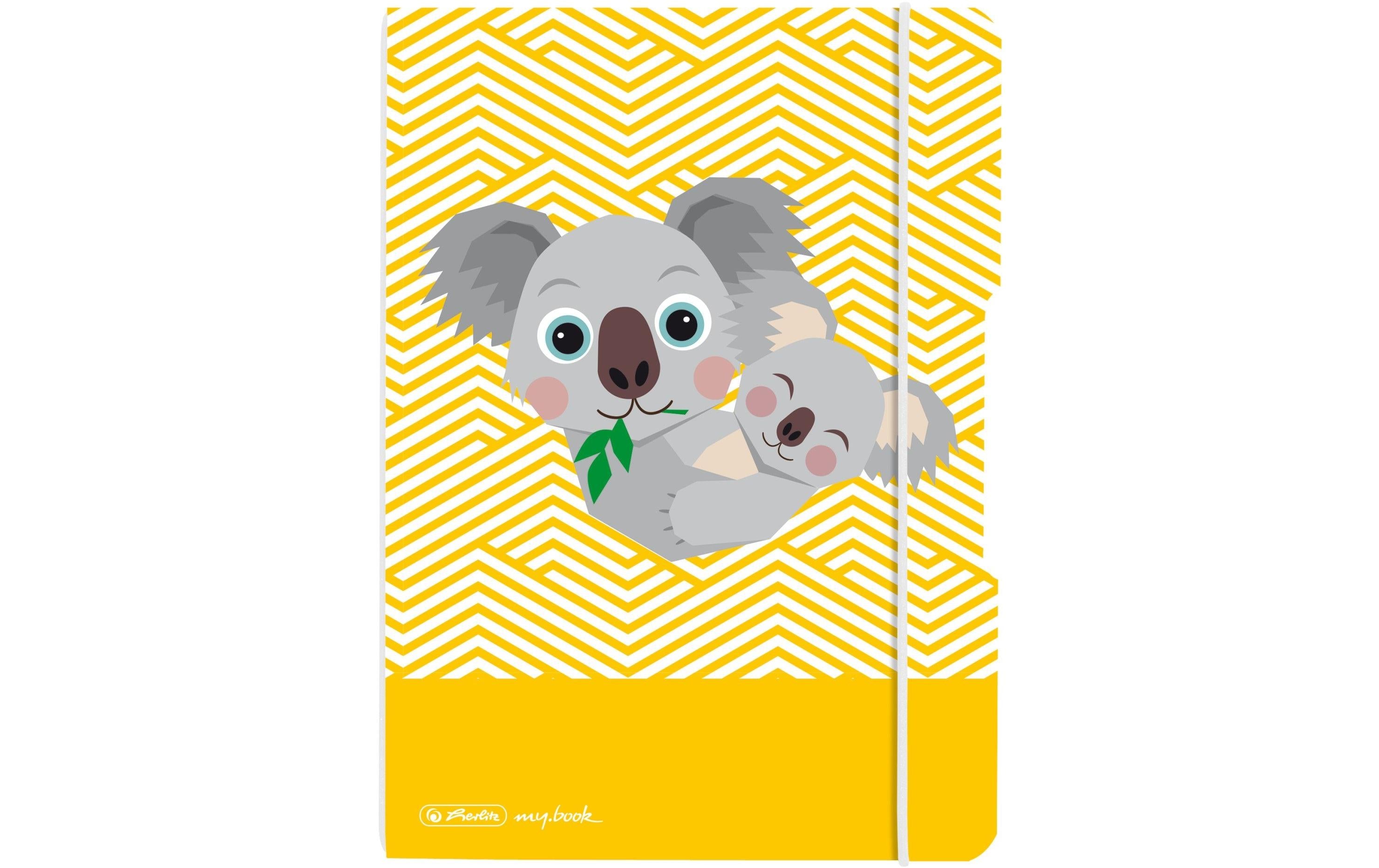Herlitz Notizheft Koala A5 40 Blatt punktiert