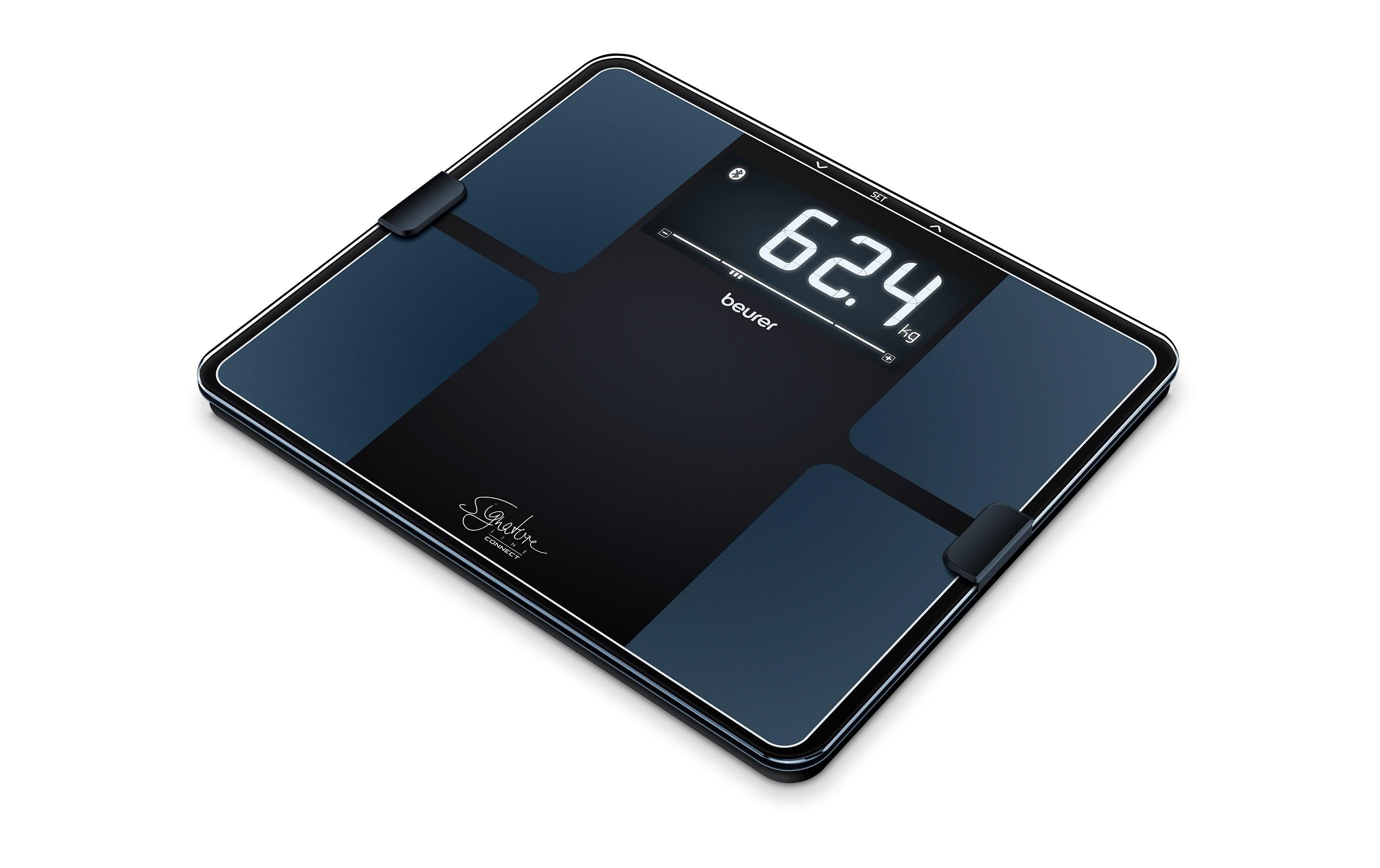 Beurer Körperanalysewaage BF 915 Signature Line, Blau; Schwarz