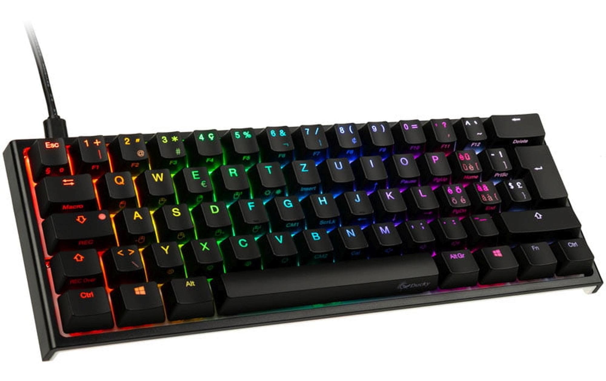 Ducky Gaming-Tastatur ONE 2 Mini RGB Cherry MX Black Switches