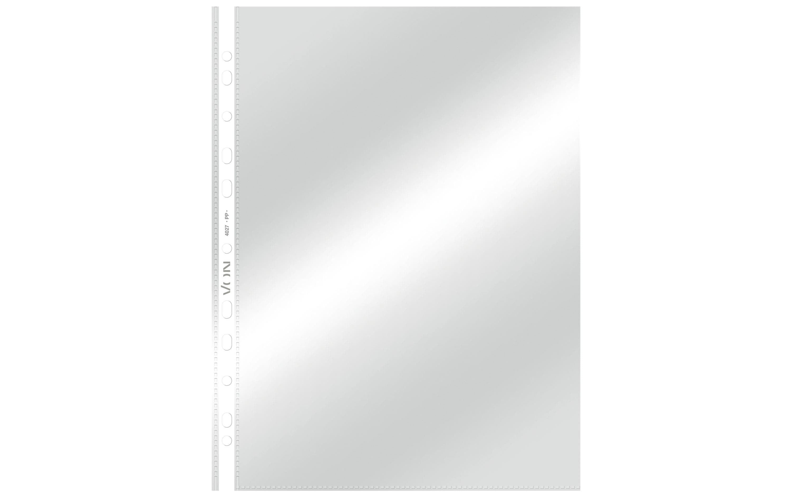 VON Sichthülle Prospekthülle Transparent, 10 Stück